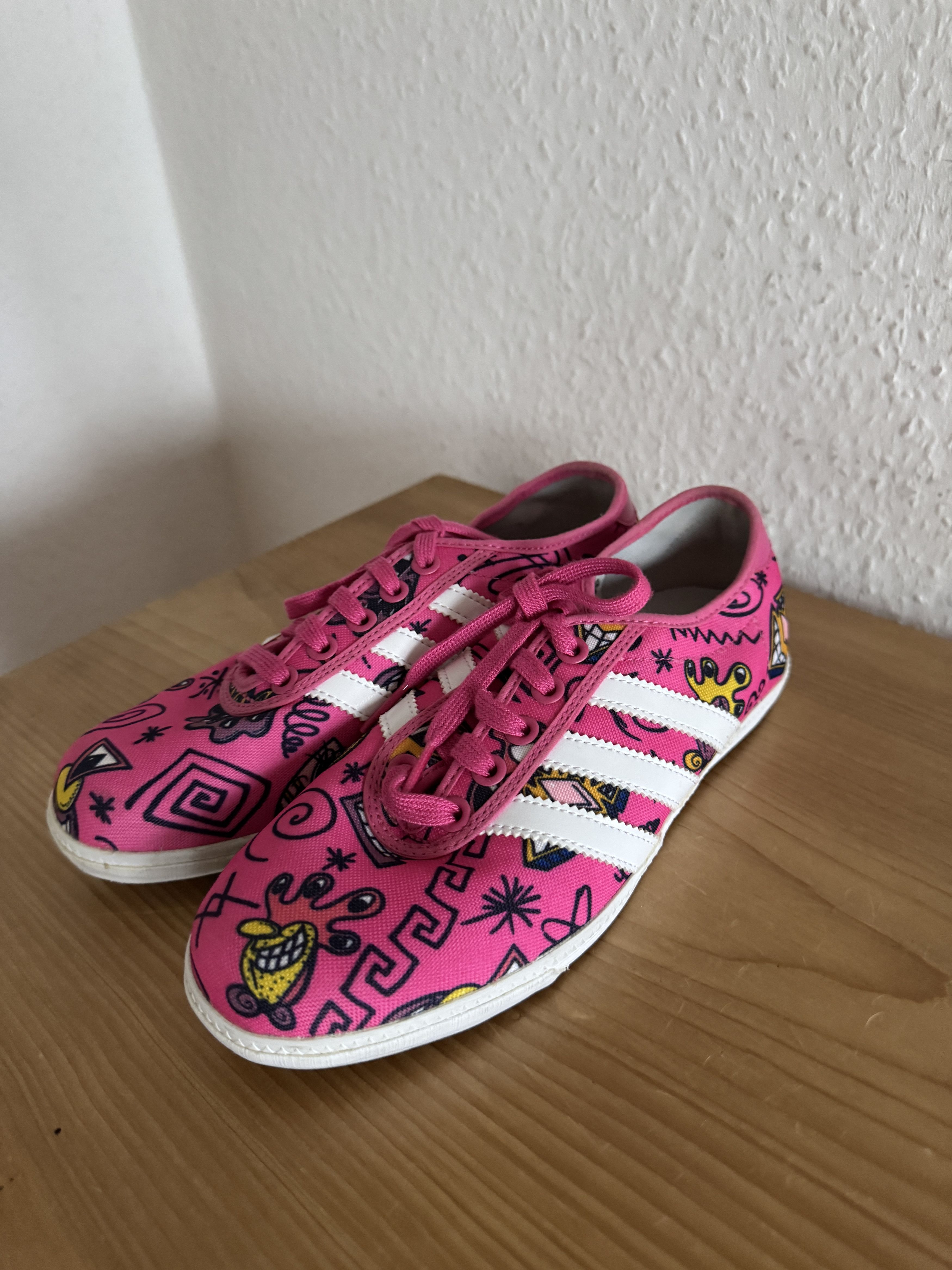 Adidas × Jeremy Scott P-Sole sneakers in pink patent Size US 4 / IT 34 - 3 Thumbnail