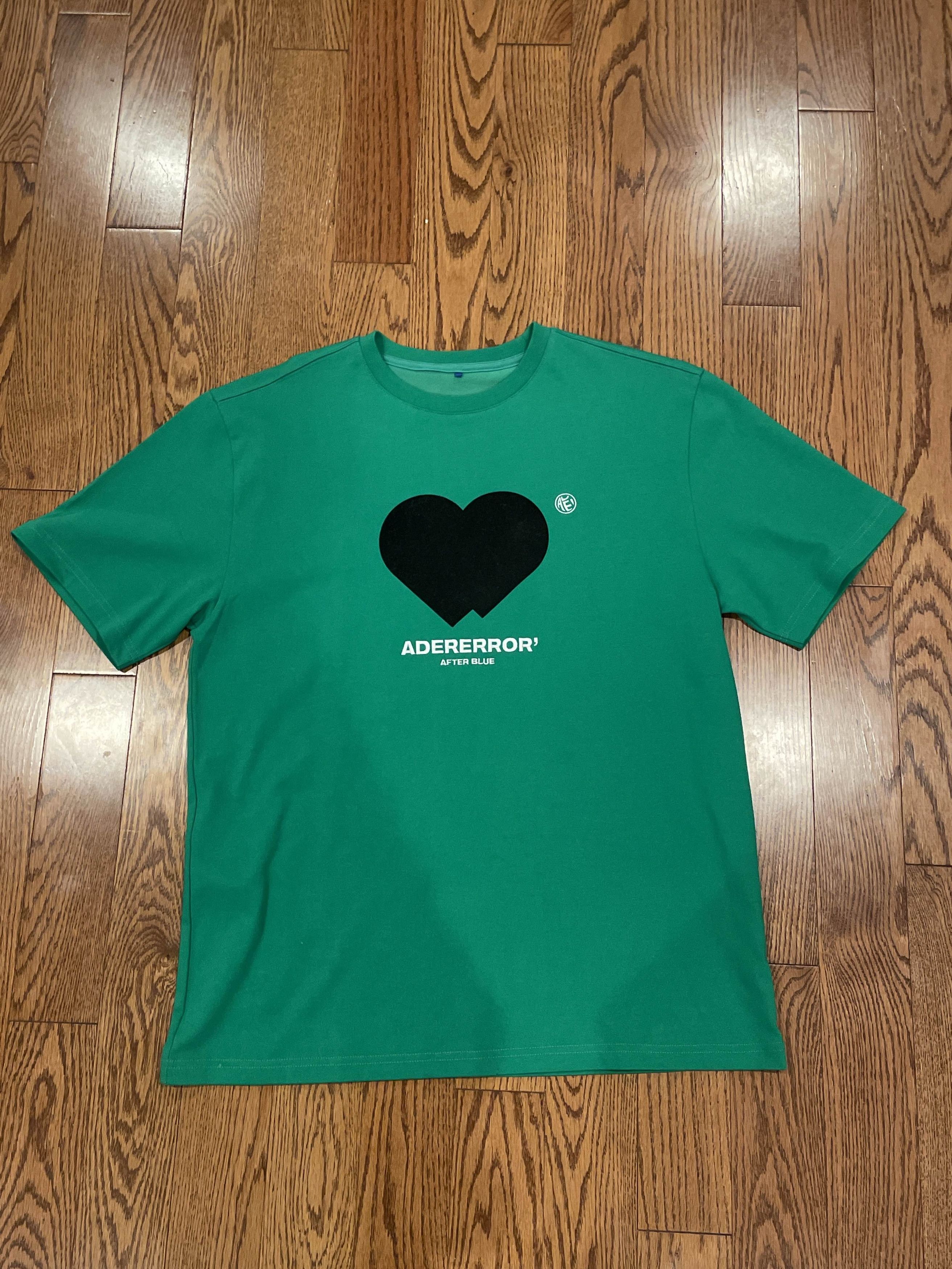 Ader Error ADER ERROR Twin heart logo t-shirt | Grailed
