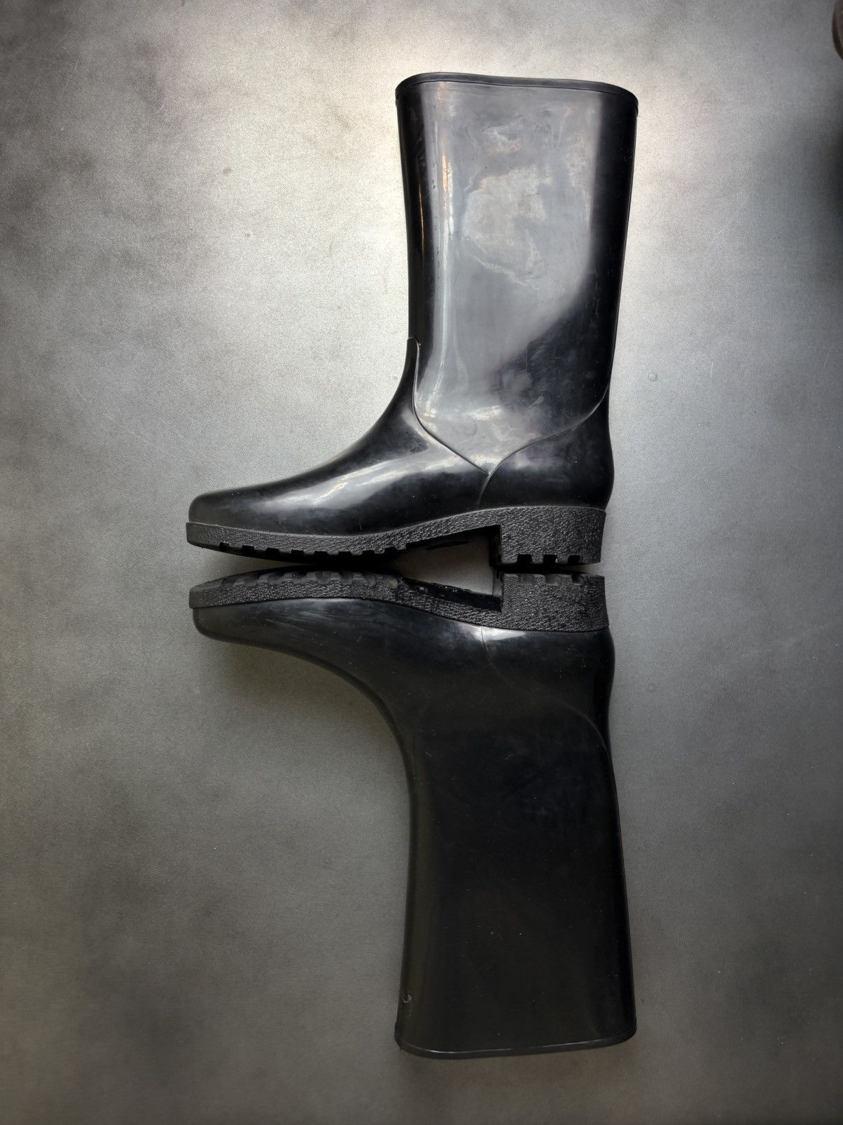 Designer × Hunter × Vintage Vintage Jelly Boots Made in France Clear Rain Boots Garden 8 Size US 8 / IT 38 - 15 Thumbnail
