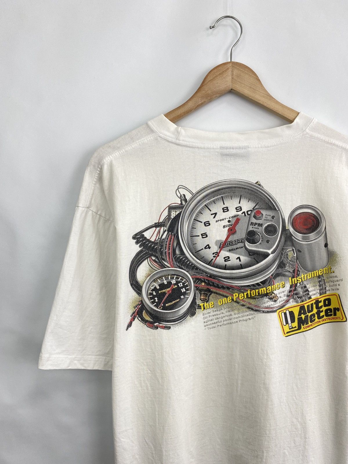 NASCAR × Vintage Y2K 2010 Auto Meter Vintage rare retro t-shirt hype Y2K Size US XL / EU 56 / 4 - 2 Thumbnail