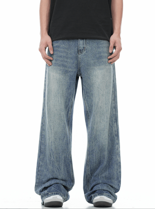 Japanese Brand × Vintage American washed cleanfit all-match flared high street jeans Size US 32 / EU 48 - 1 Thumbnail