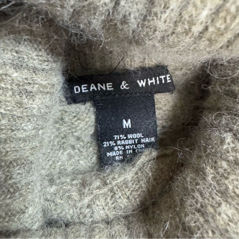 Other Deane & White Wool Angora Knit Kimono Sleeve Turtleneck Gre Size M / US 6-8 / IT 42-44 - 7 Thumbnail