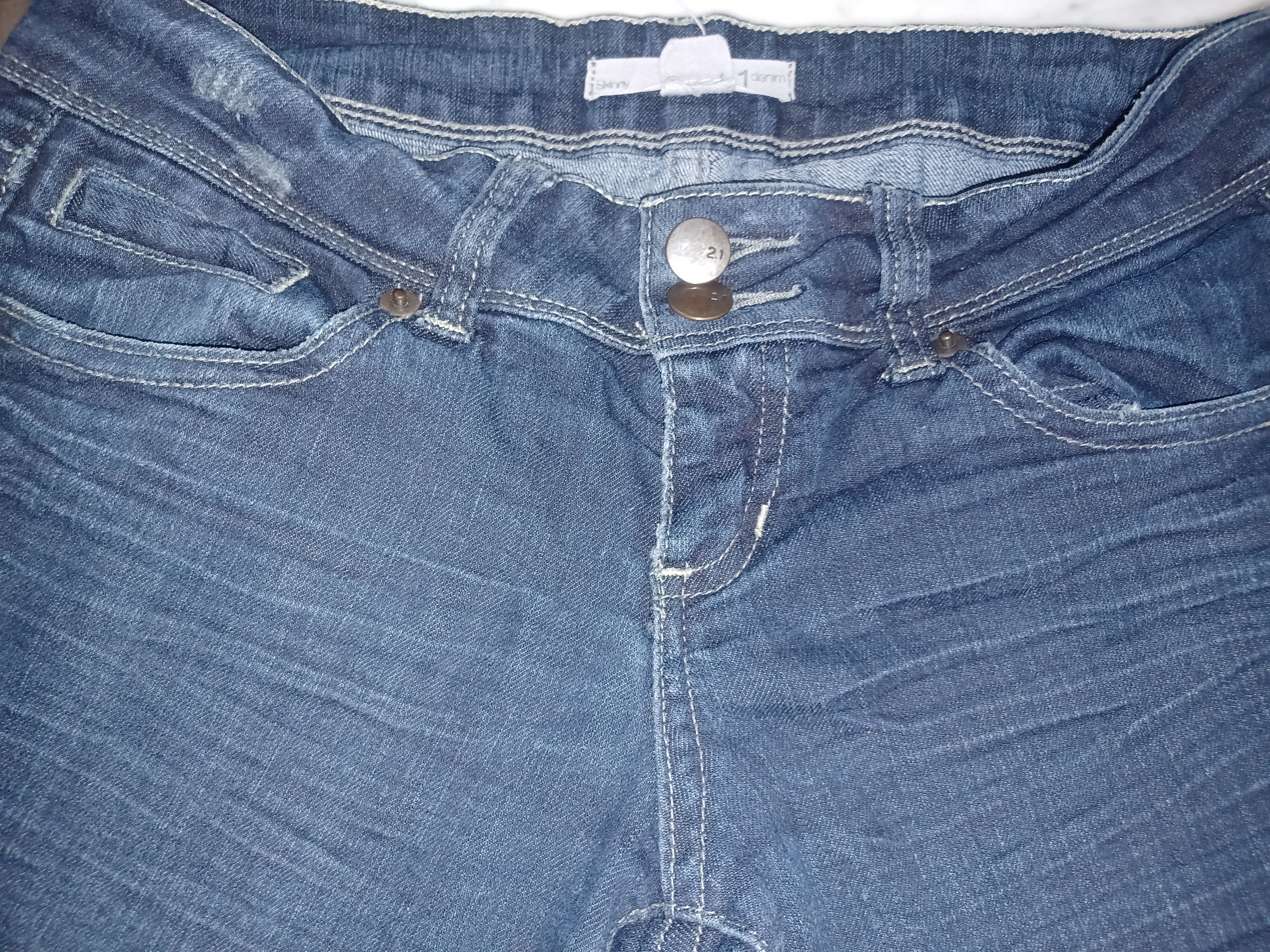 Other 2.1 Denim Skinny Jeans SZ 25 Dark Blue Size 25" / US 0 / IT 36 - 2 Thumbnail