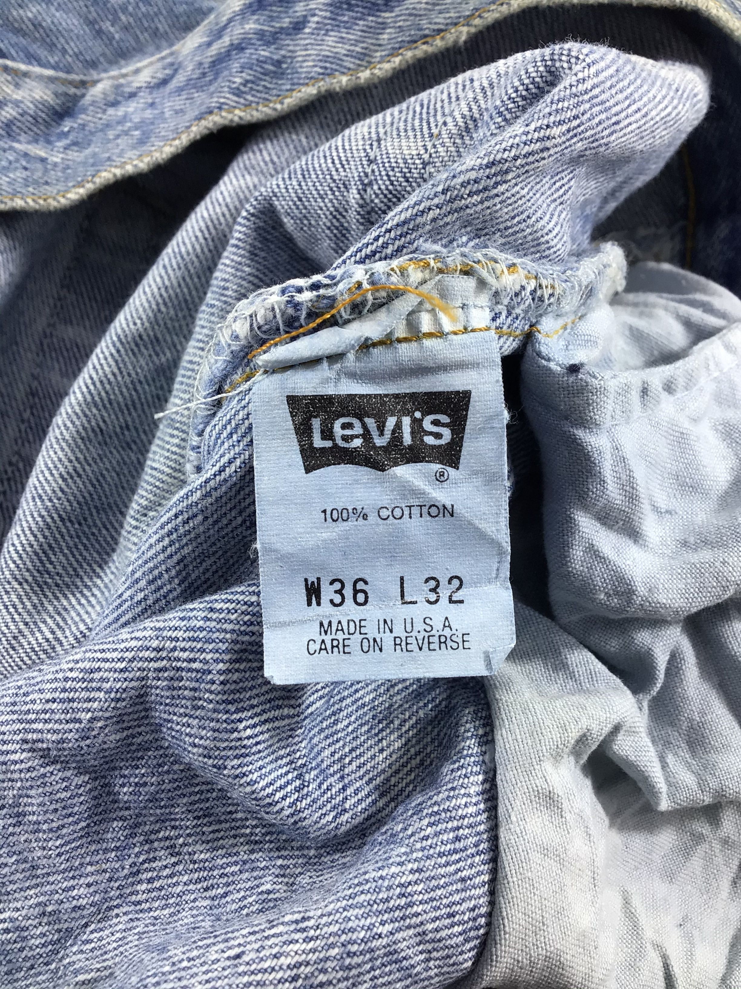 Levi's 90s Vintage Levis 501 Jeans-J311 Size US 36 / EU 52 - 9 Thumbnail