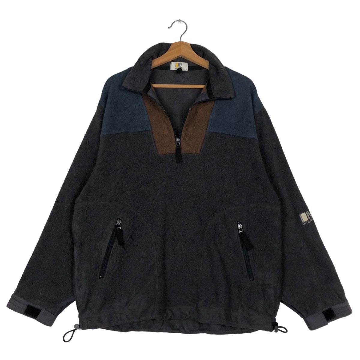 Japanese Brand Vintage Pull Over Anorak Jacket IMZ Intermezzo Issey Miyake Size US M / EU 48-50 / 2 - 12 Thumbnail