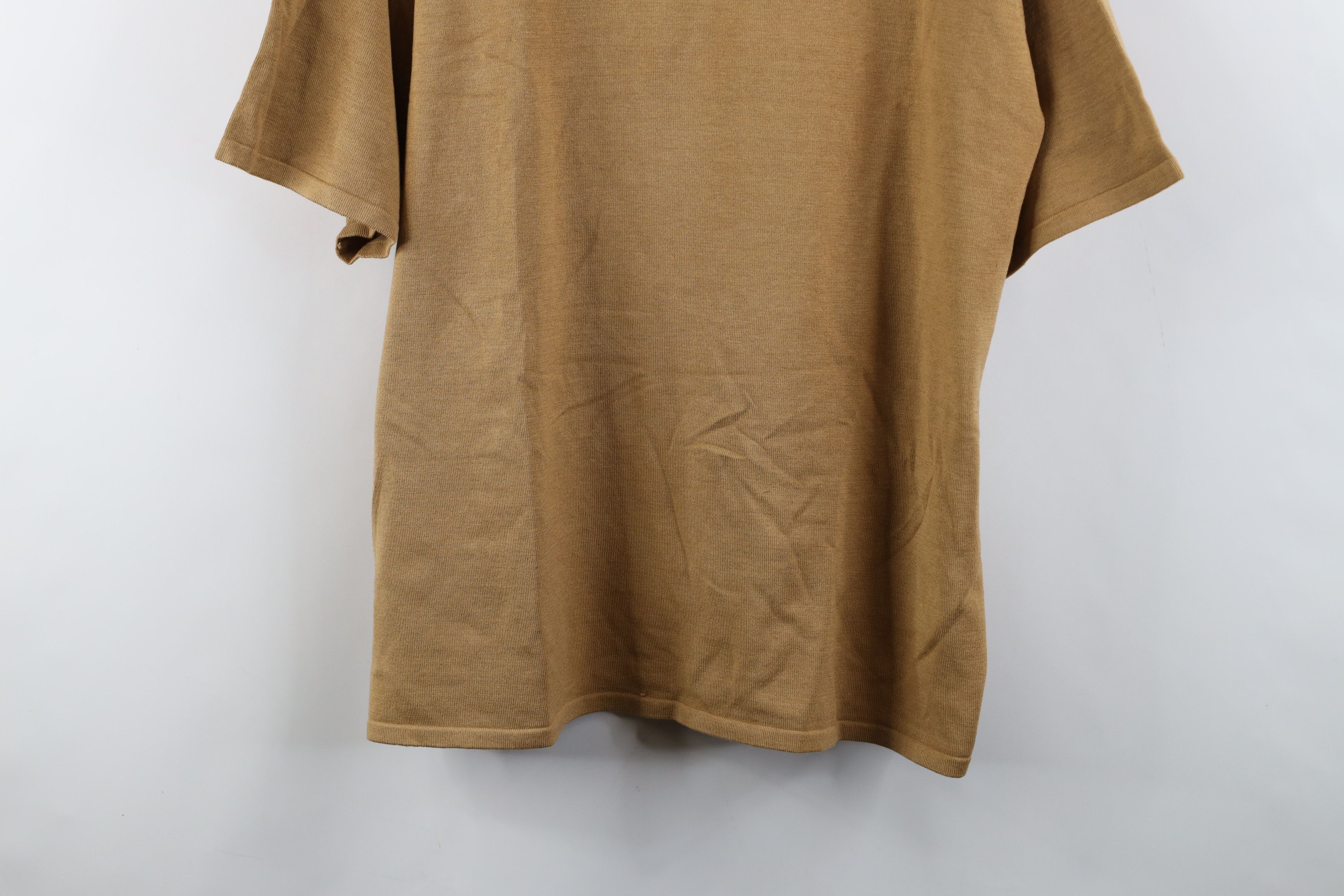 Vintage Deadstock Vintage 90s Streetwear Knit Short Sleeve Sweater Size 3XL / US 20-22 - 3 Thumbnail