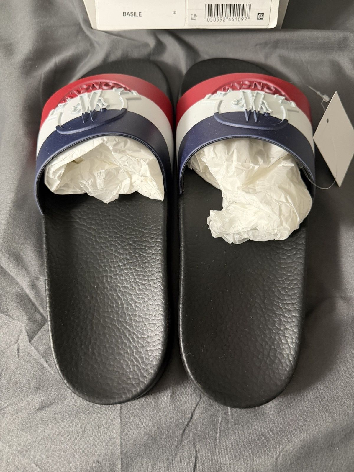 Moncler Moncler Basile Rubber Slides Size 41EU/8US Men’s Size US 8 / EU 41 - 2 Thumbnail