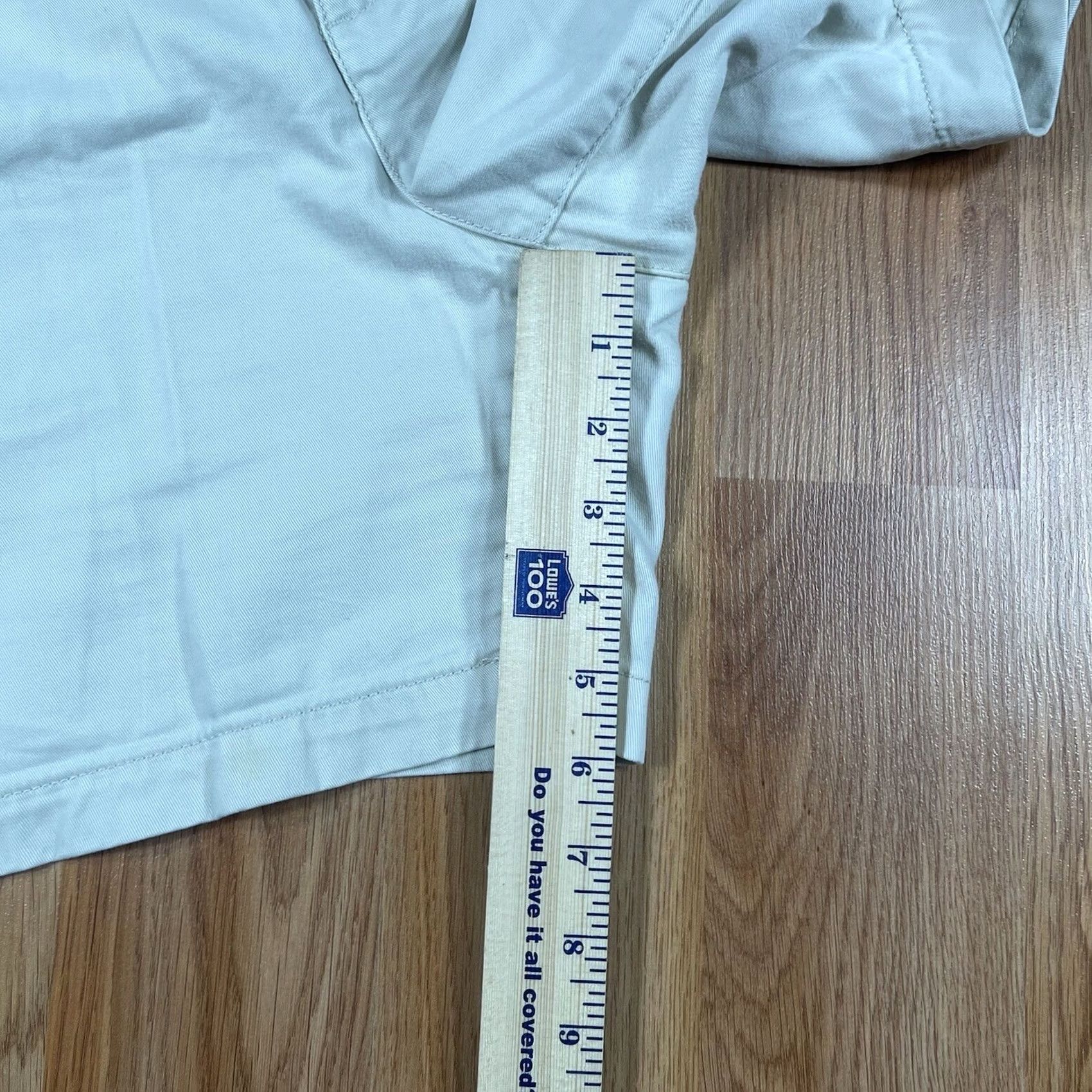 Eddie Bauer VINTAGE Eddie Bauer Shorts Womens 16 Beige LegendWash Chino Flat Front Khaki Slacks Size 38" / US 16 / IT 52 - 4 Thumbnail