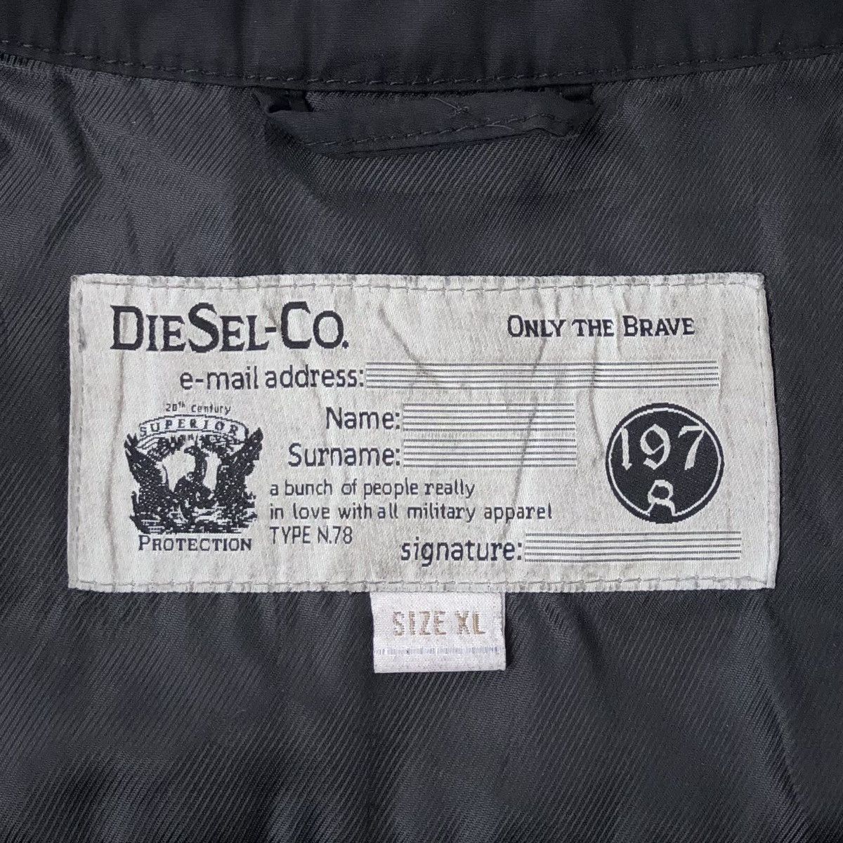 Diesel DIESEL Men's Black Jeffir Teflon Waterproof Bomber Jacket Size US L / EU 52-54 / 3 - 21 Thumbnail