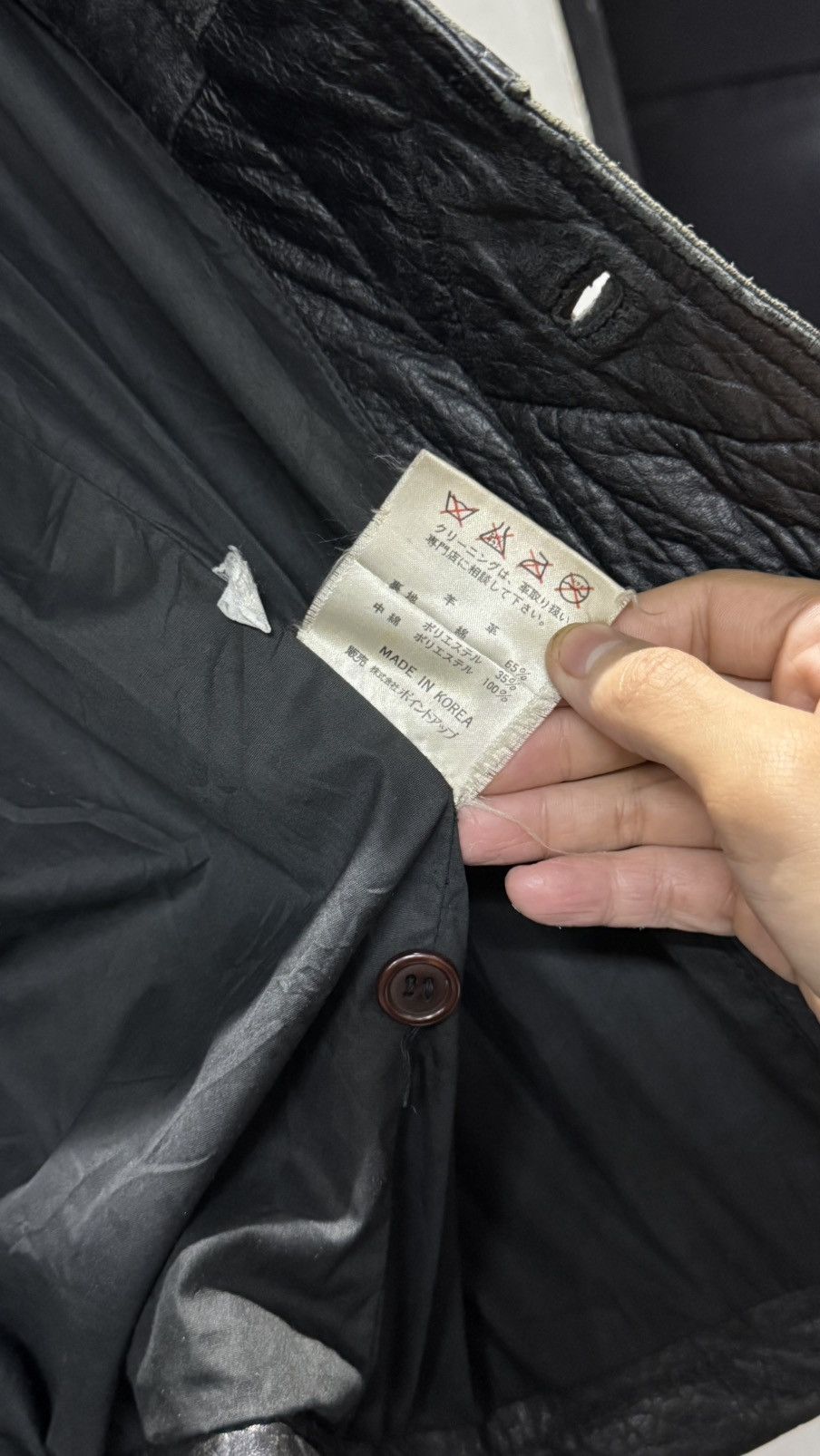 Hai Sporting Gear VINTAGE 80s HAI SPORTING GEAR ISSEY MIYAKE LEATHER JACKET Size US L / EU 52-54 / 3 - 9 Thumbnail
