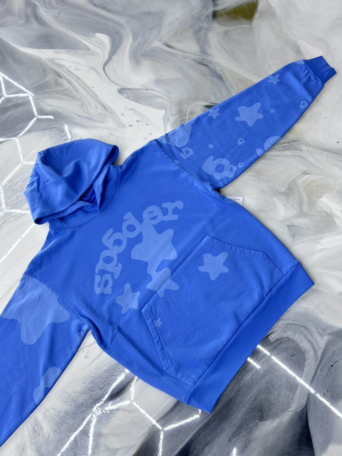 Sp5der Sp5der Beluga V2 Hoodie Dusty Blue Size M Size US M / EU 48-50 / 2 - 5 Thumbnail