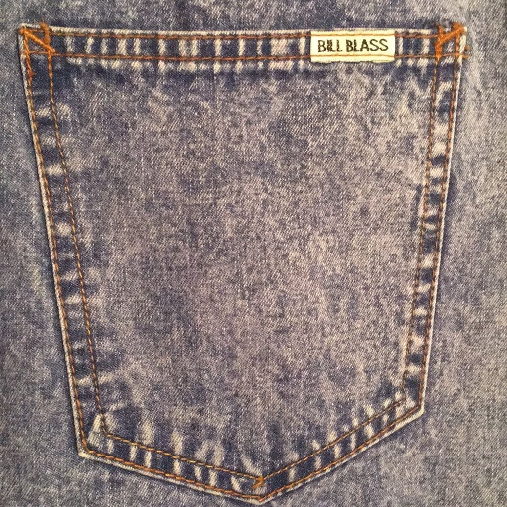 Bill Blass Vintage Bill Blass High Rise Stone Washed Jeans: Size 14P Size 36" / US 14 / IT 50 - 9 Thumbnail