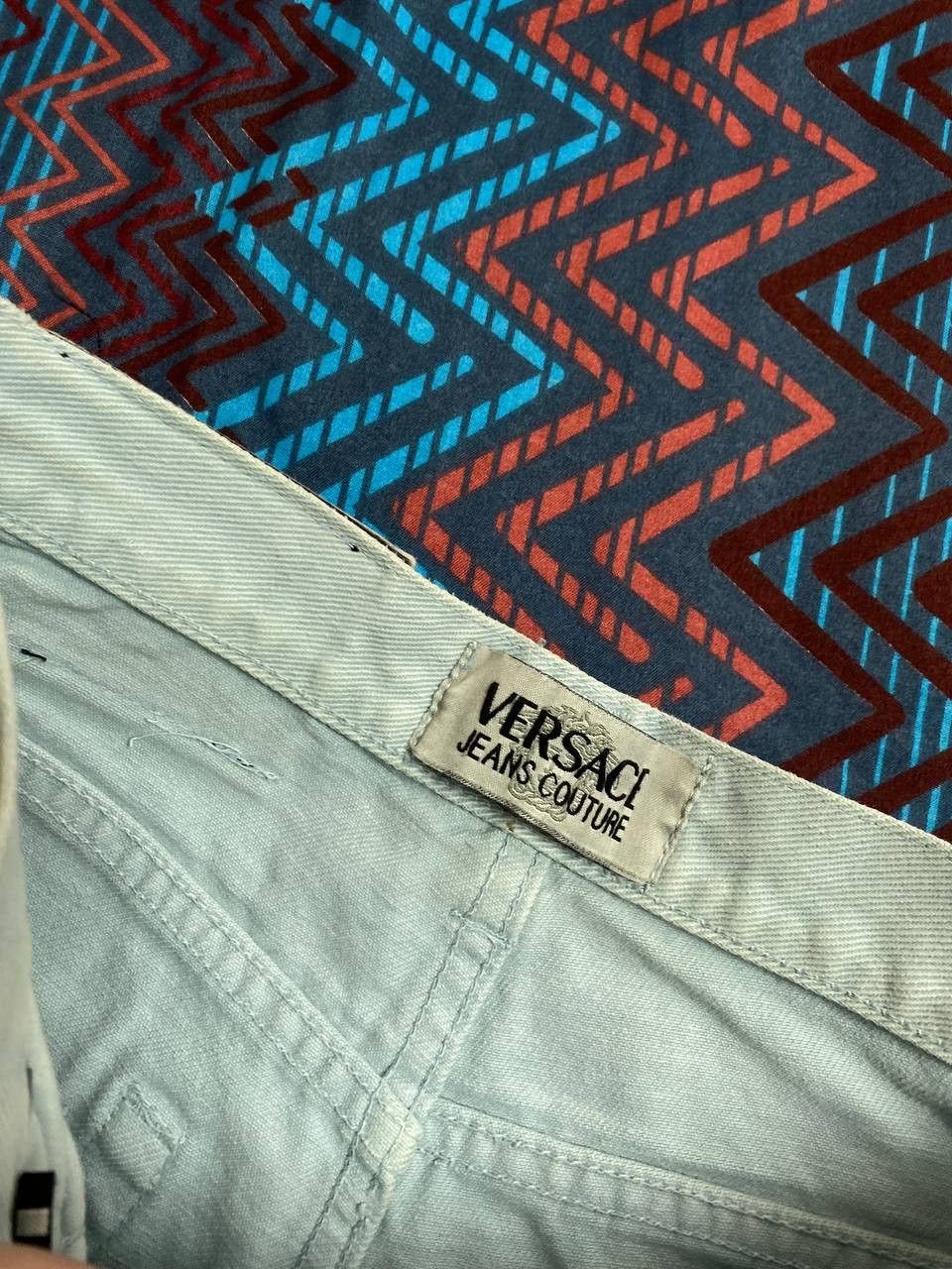 Versace × Versace Jeans Couture Vintage Versace Jeans Couture Blue Denim Jeans Pants Size 29" - 2 Thumbnail