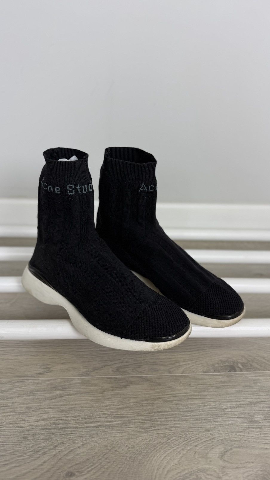 Acne Studios Acne Studios Batilda Sock Sneaker Size US 7.5 / IT 37.5 - 2 Thumbnail