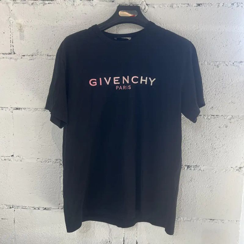 Givenchy Givenchy Black Cotton Men's T-Shirt 0089 Size US M / EU 48-50 / 2 - 1 Thumbnail