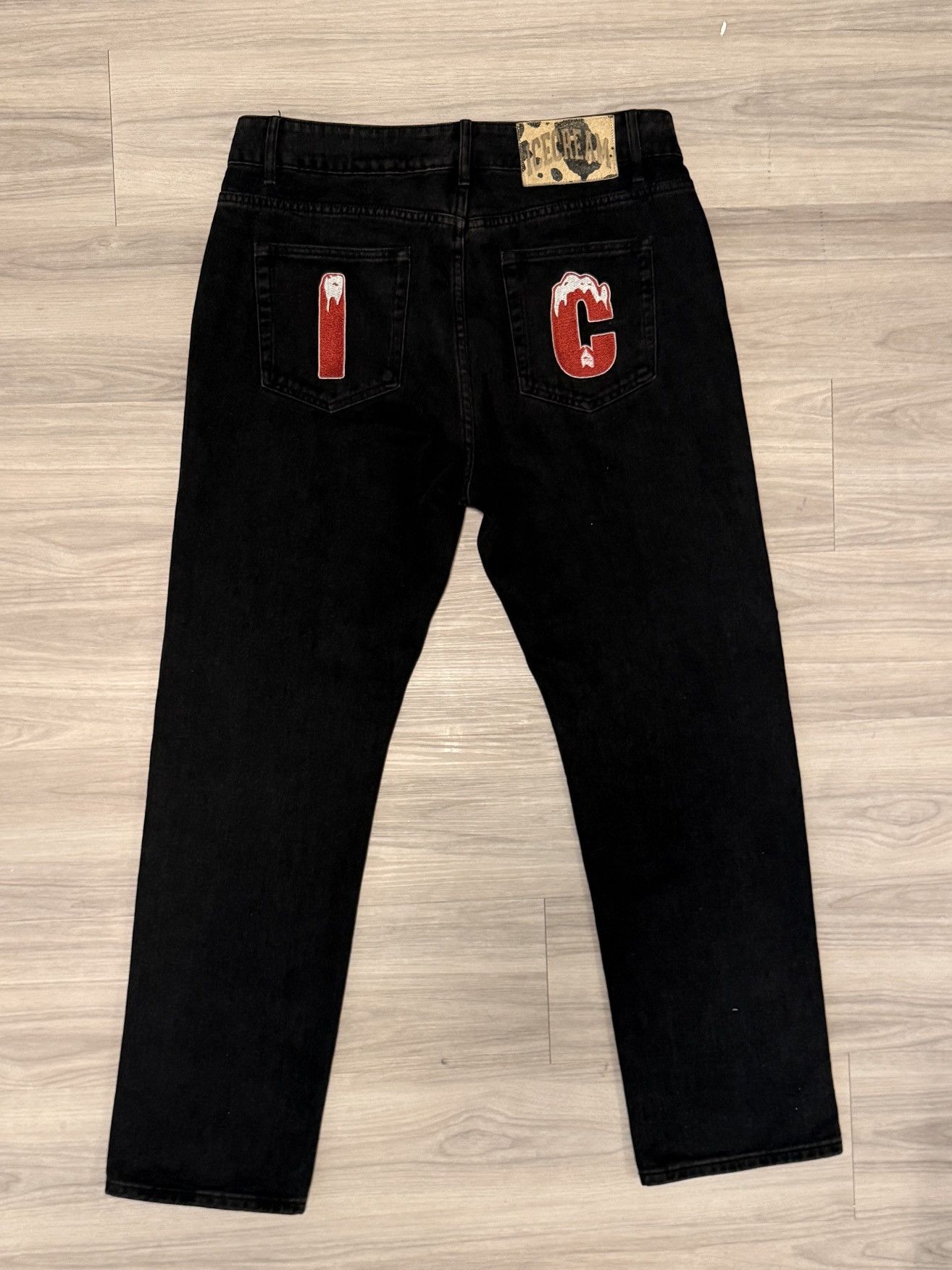 Icecream ICECREAM Graphic Pocket Black Denim Size US 34 / EU 50 - 4 Thumbnail