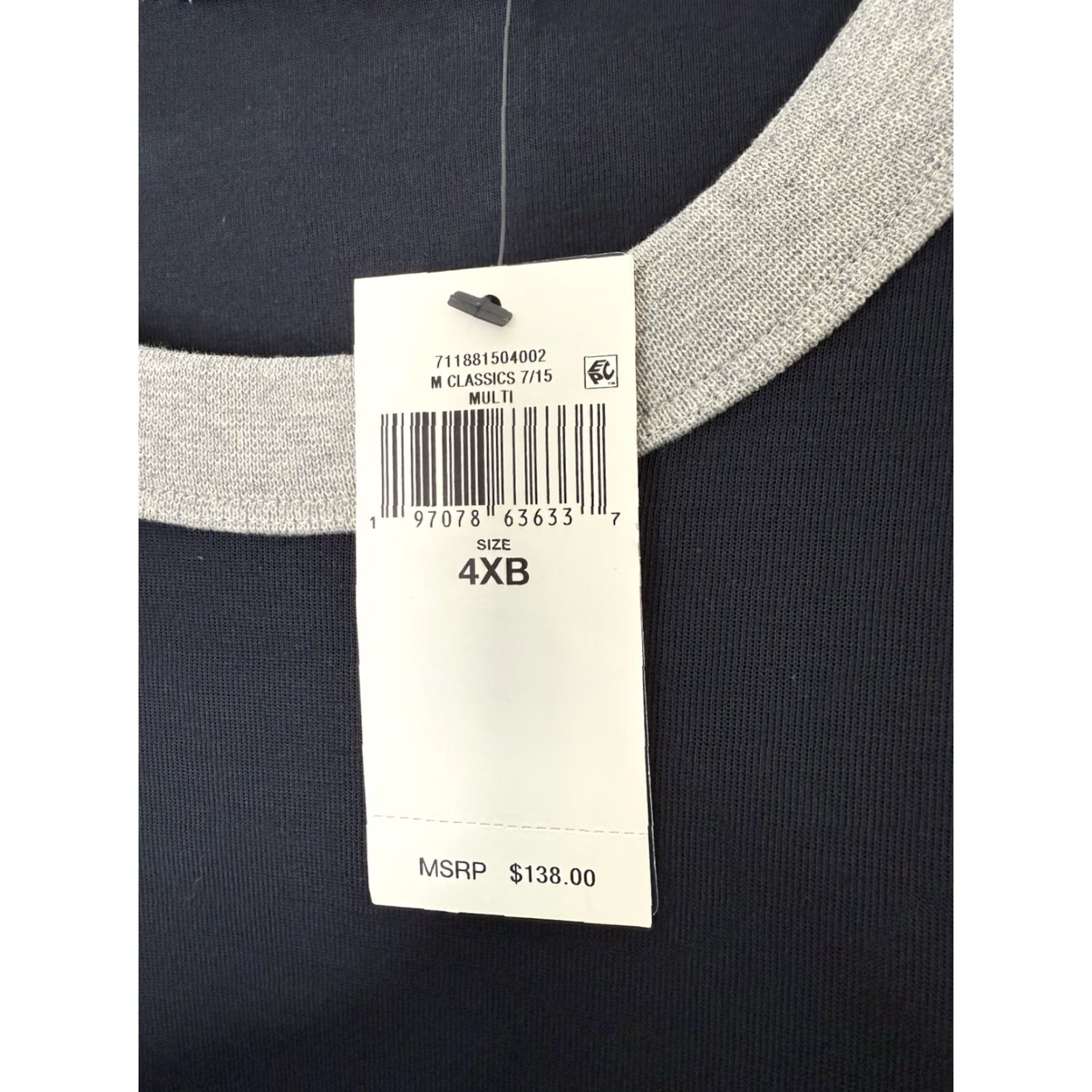 Polo Ralph Lauren Polo Ralph Lauren Sweatshirt Mens 4XB Color Block Pullover NWT Crew Neck Big & Tall Multicolor Colorblock 32in Chest 32in Long Size US XXL / EU 58 / 5 - 4 Thumbnail