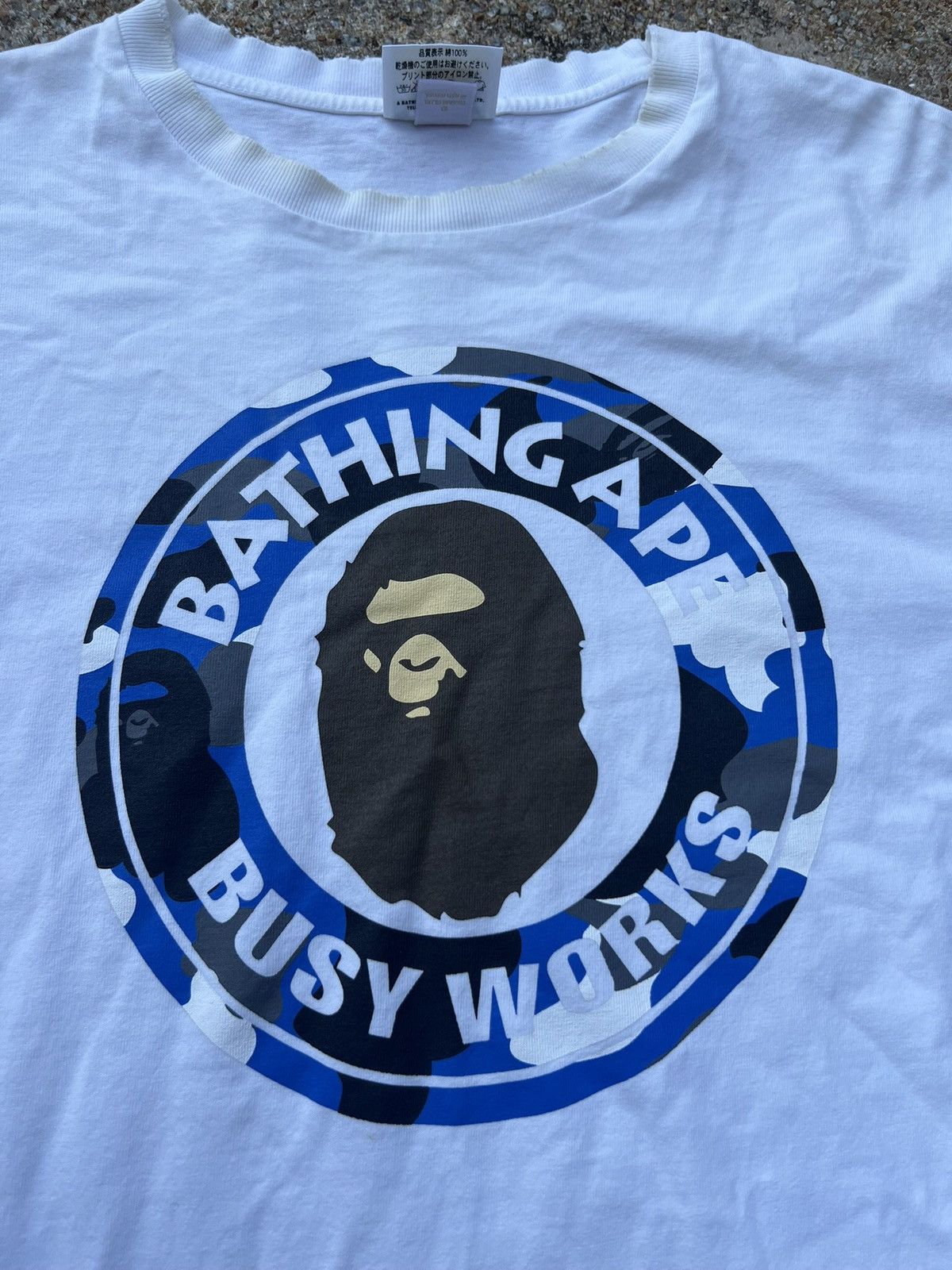 Bape Warm Up Camo Busy Works L/S Tee Size US M / EU 48-50 / 2 - 3 Thumbnail