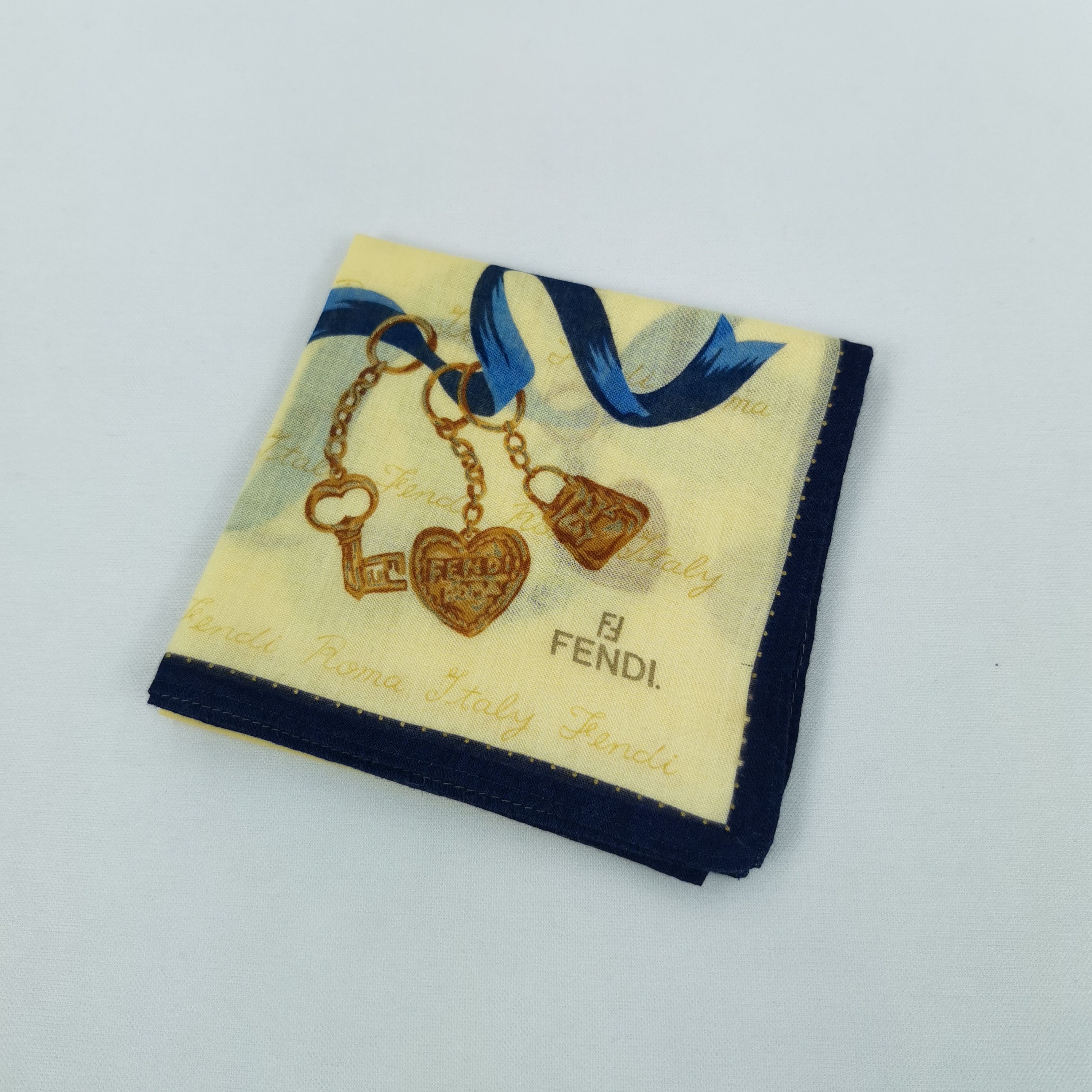 Japanese Brand × Vintage Vintage Fendi Handkerchief Neckerchief Bandana Size ONE SIZE - 4 Thumbnail