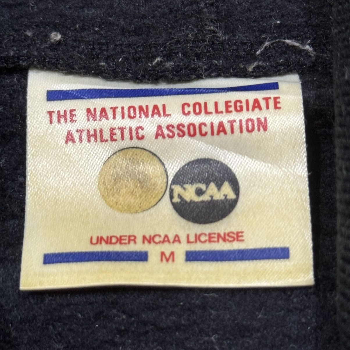 NCAA Vintage 80s NCAA Hoodie Black & Yellow Hoodie Size US M / EU 48-50 / 2 - 6 Thumbnail