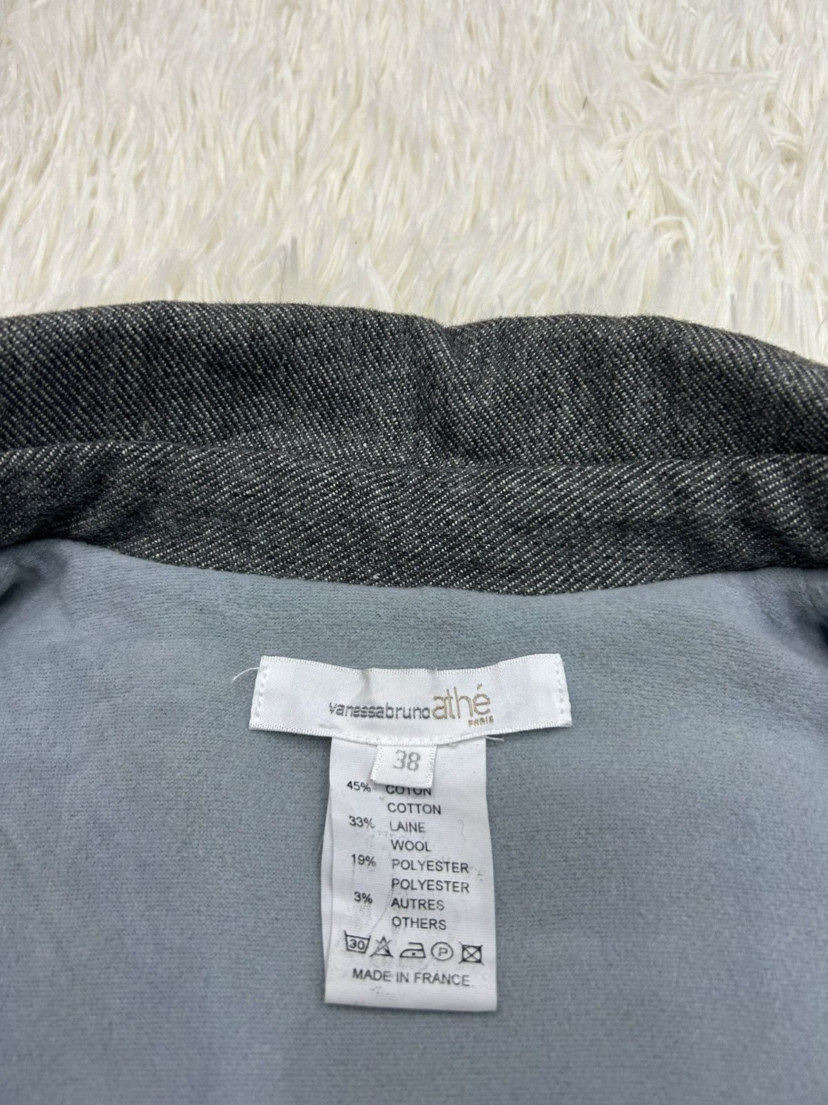 Vanessa Bruno Vanessa Bruno athé Paris Cotton Wool Jacket Size S / US 4 / IT 40 - 2 Thumbnail