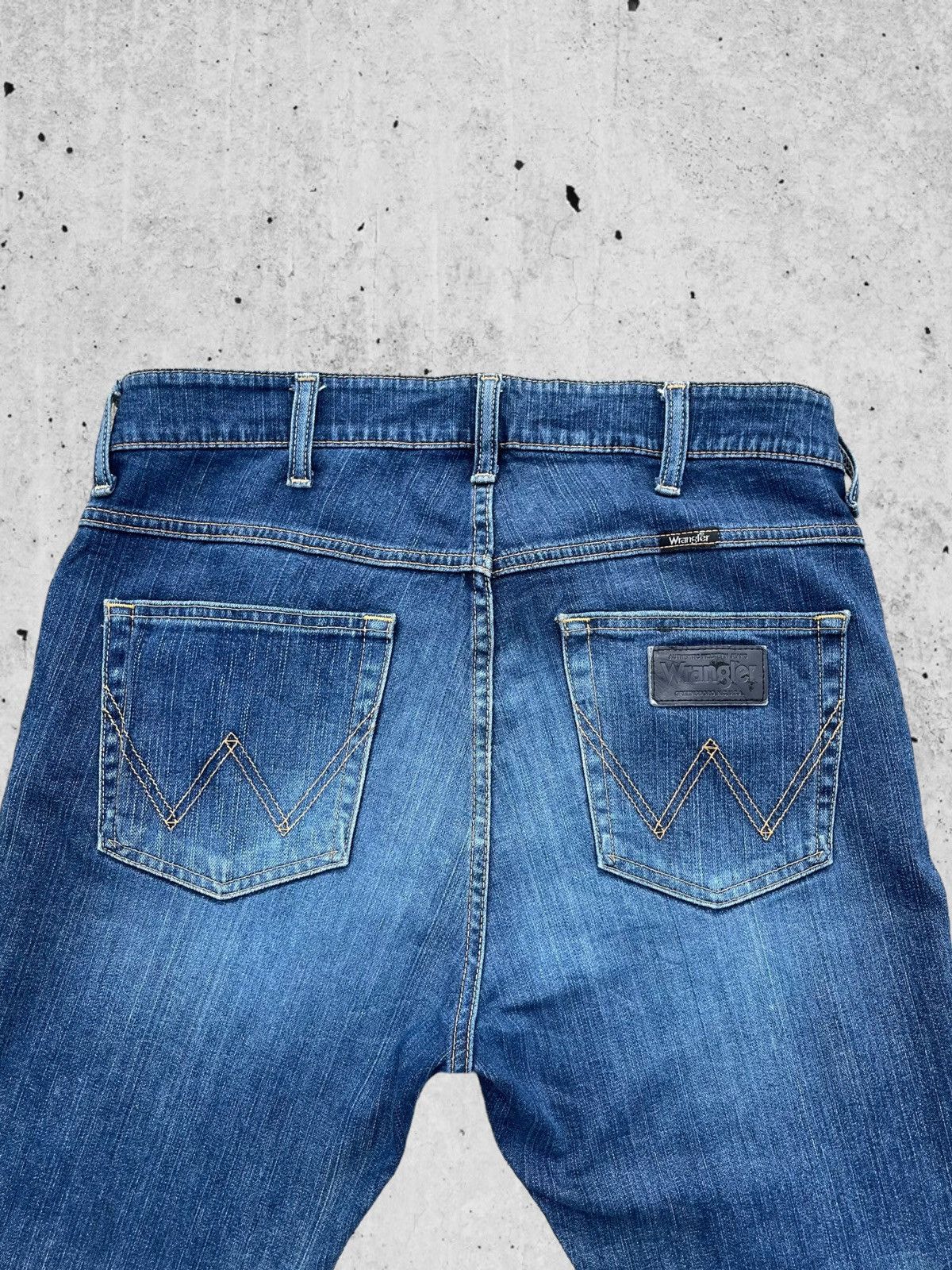 Designer × Wrangler 🔥 Wrangler Blue Distressed Denim W34 🔥 Size US 34 / EU 50 - 9 Thumbnail