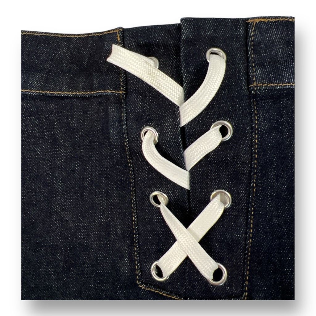 Other Bldwn Denim Jean Dark Blue Mini Skirt Size Extra Small Size 26" / US 2 / IT 38 - 2 Thumbnail