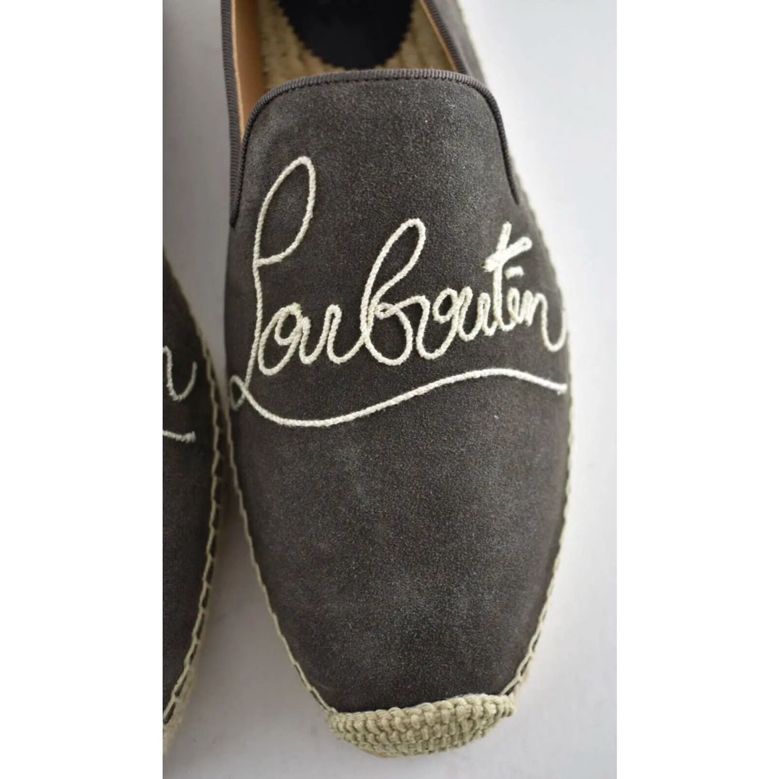 Christian Louboutin Christian Louboutin Mens Top Suede Brown Espadrille 42 9 Size US 9 / EU 42 - 7 Thumbnail