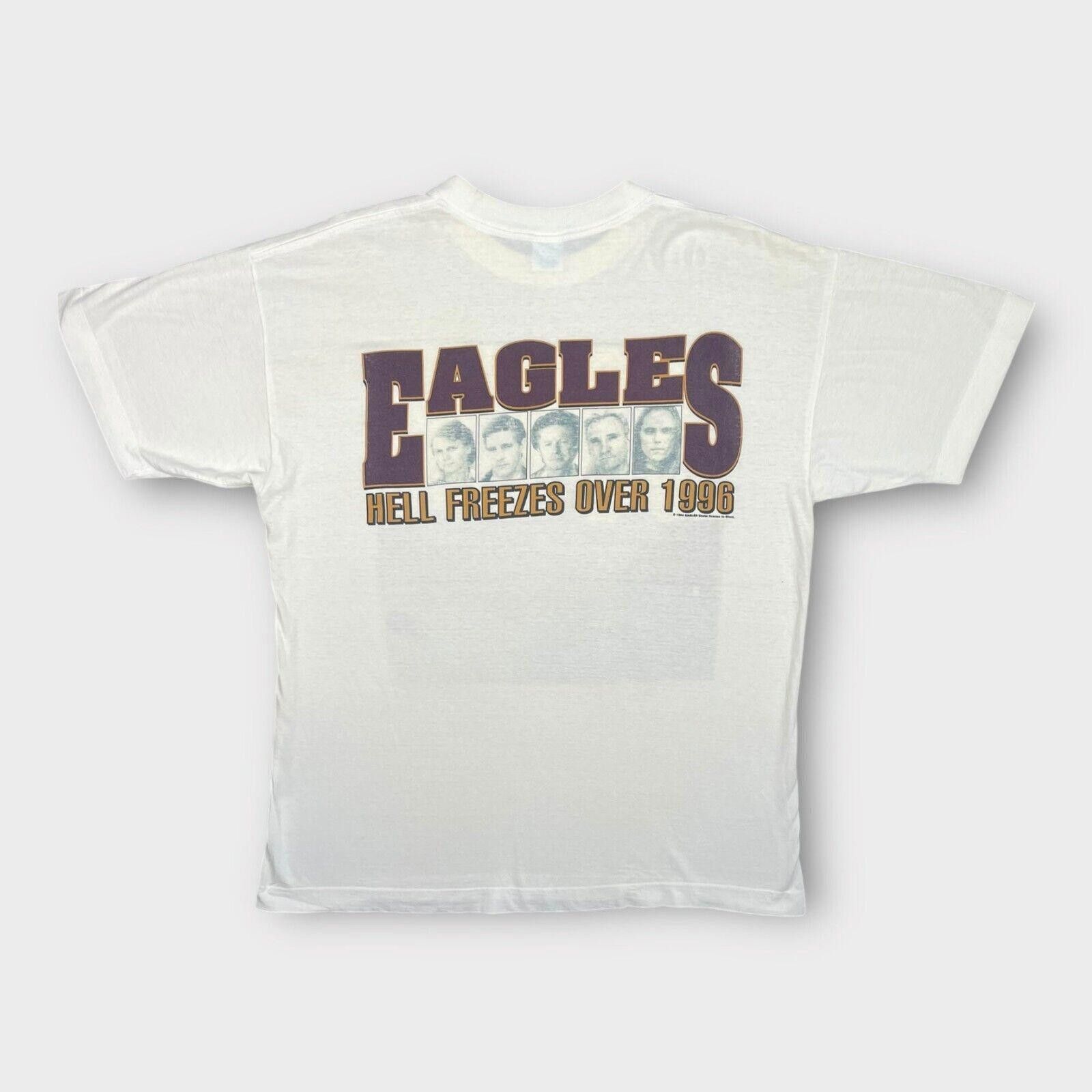 Designer Vintage 1996 Eagles Hotel California Single Stitch Tee Size US XL / EU 56 / 4 - 2 Thumbnail