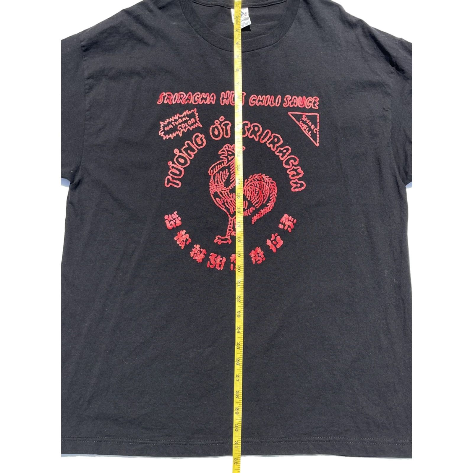 Vintage VINTAGE Sriracha Shirt Mens XL Black Logo Graphic Print Rooster Sauce Food Chinese Asian Thai Mexican Sz Size US XL / EU 56 / 4 - 7 Thumbnail