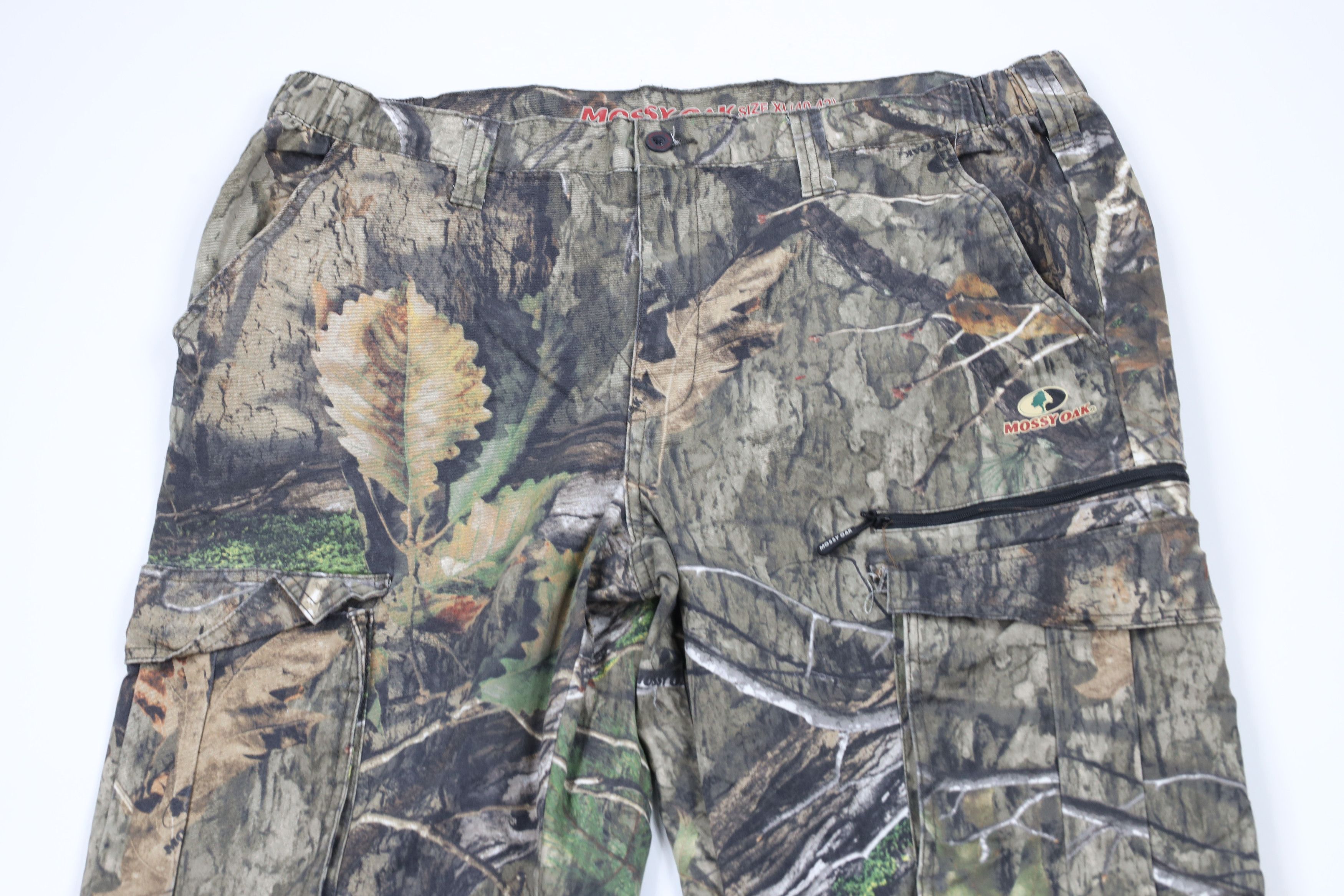 Mossy Oaks × Vintage Vintage Mossy Oak Camouflage Reinforced Wide Leg Cargo Pants Size US 38 / EU 54 - 2 Thumbnail