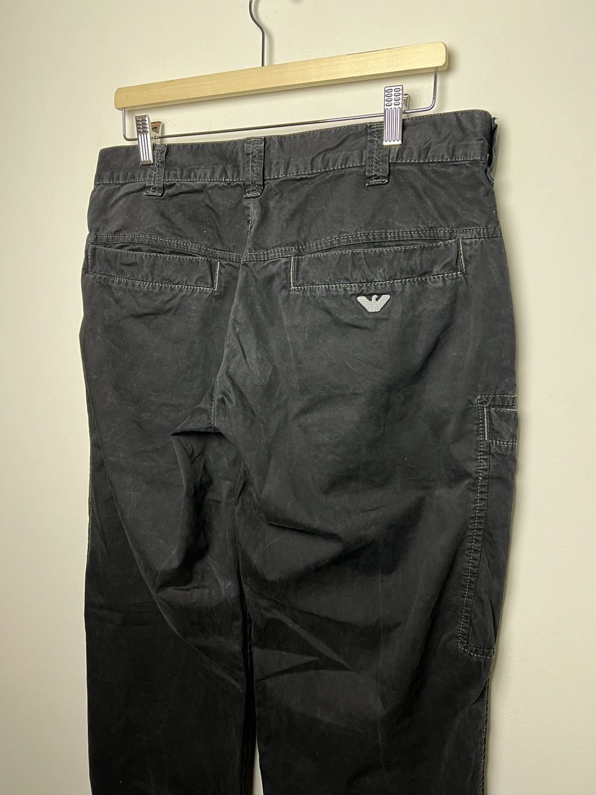 Giorgio Armani armani y2k multipocket washed cargo pants Size US 33 - 8 Thumbnail