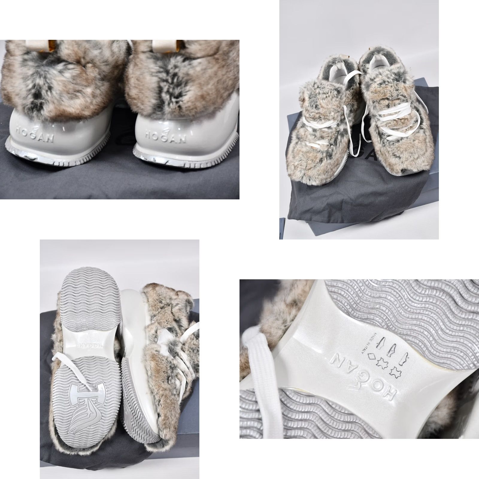 Hogan HOGAN MAXI I ACTIVE SNEAKERS WOMEN'S US 8.5 / 38.5 - NEW WITH BOX, MULTICOLOR, FAUX FUR, LEATHER, FALL SPRING SUMMER WINTER, ITALY, WOMEN Size US 6 / IT 36 - 8 Thumbnail