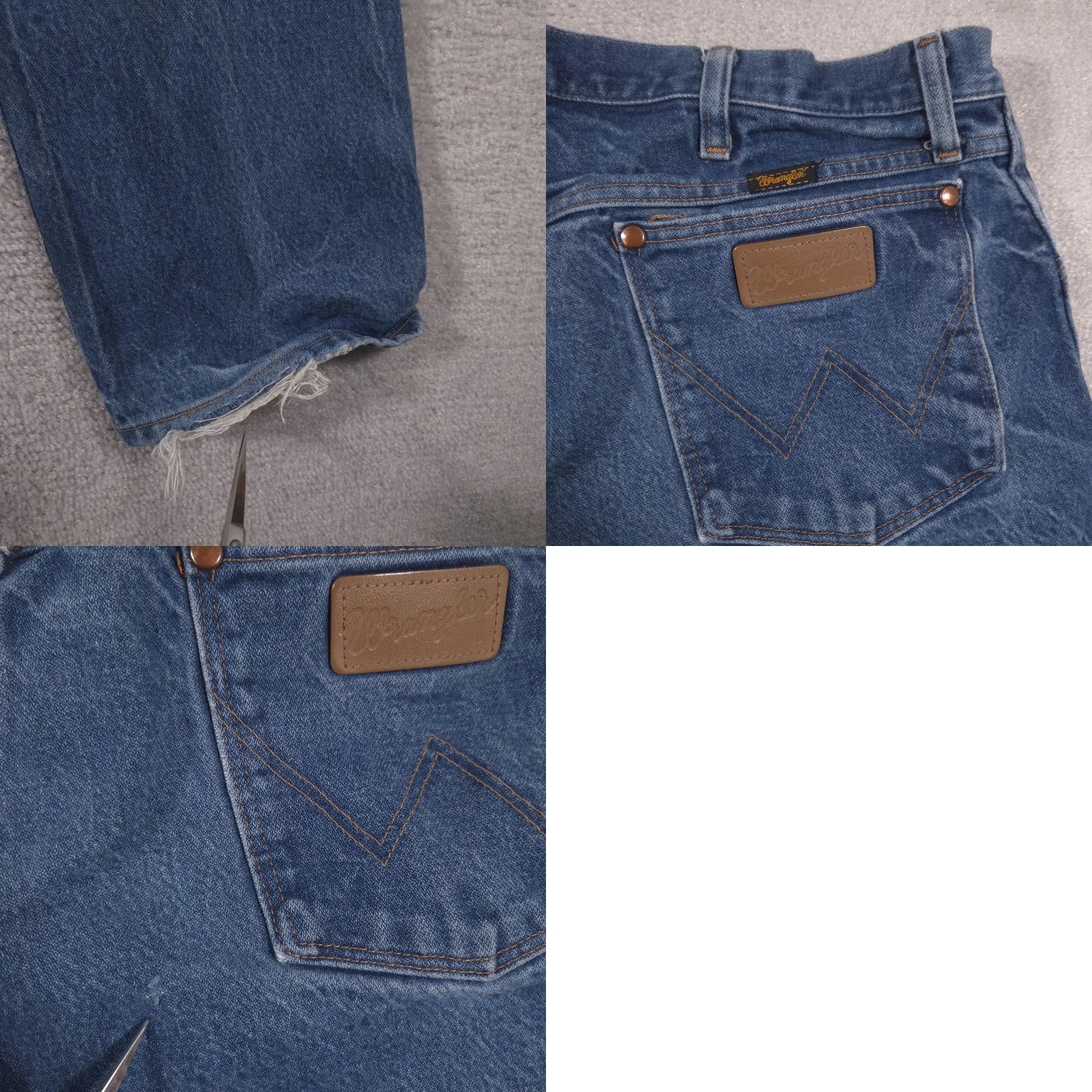 Wrangler Wrangler Jeans 38x31 13MWZ Cowboy Cut Denim Straight Mens 36x30 Blue Medium Wash Pockets Zip Fly Cowboy Western Workwear Size US 38 / EU 54 - 10 Thumbnail