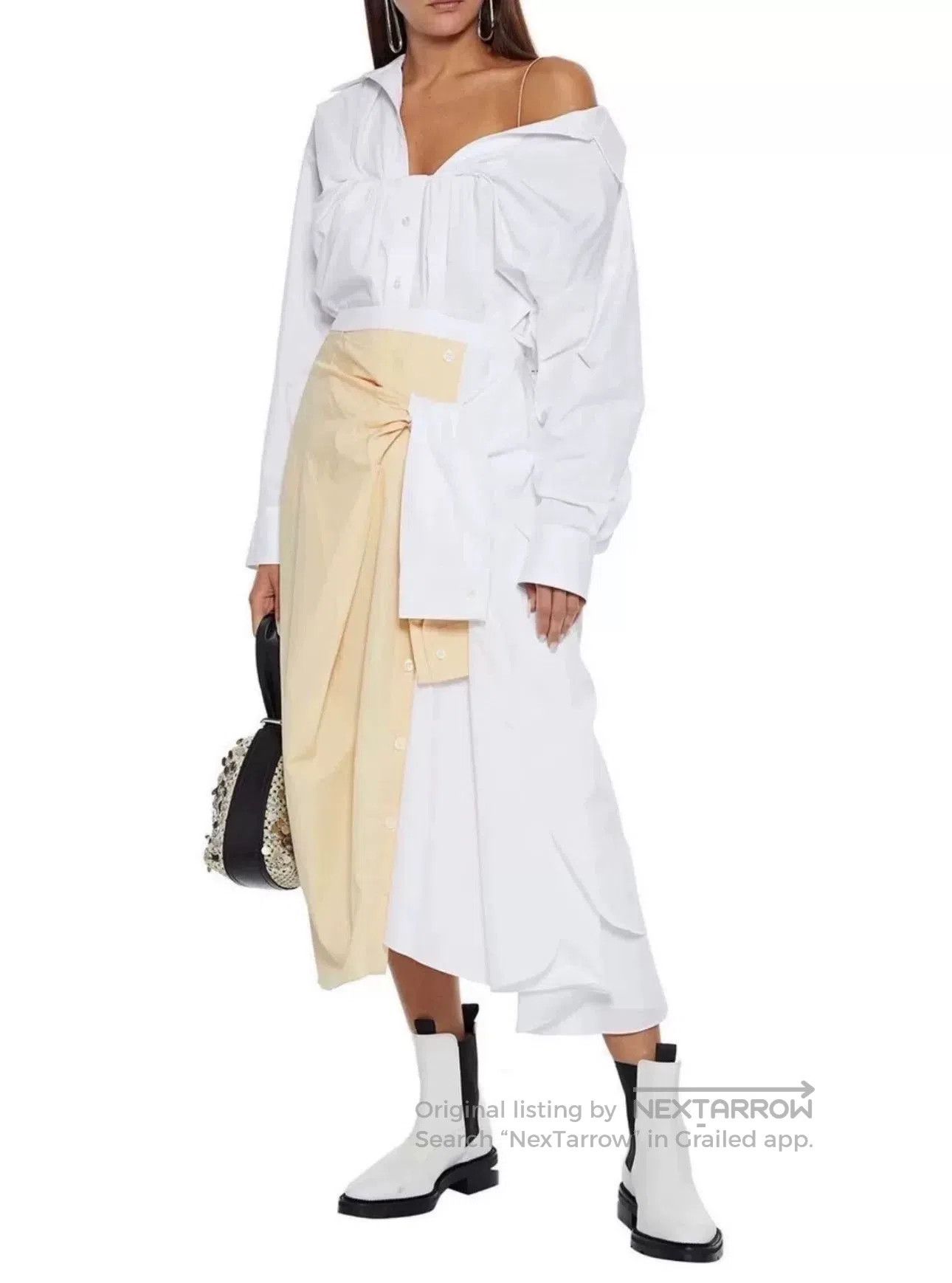 Alexander Wang Alexander Wang Asymmetric White Shirt. Size XS / US 0-2 / IT 36-38 - 4 Thumbnail