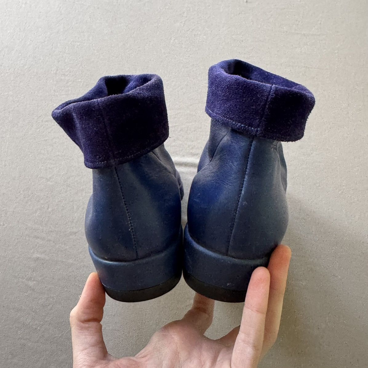 Charles Jourdan Vintage 90s Charles Jordan Avant Garde Leather Ankle Boots Size US 8 / IT 38 - 7 Thumbnail