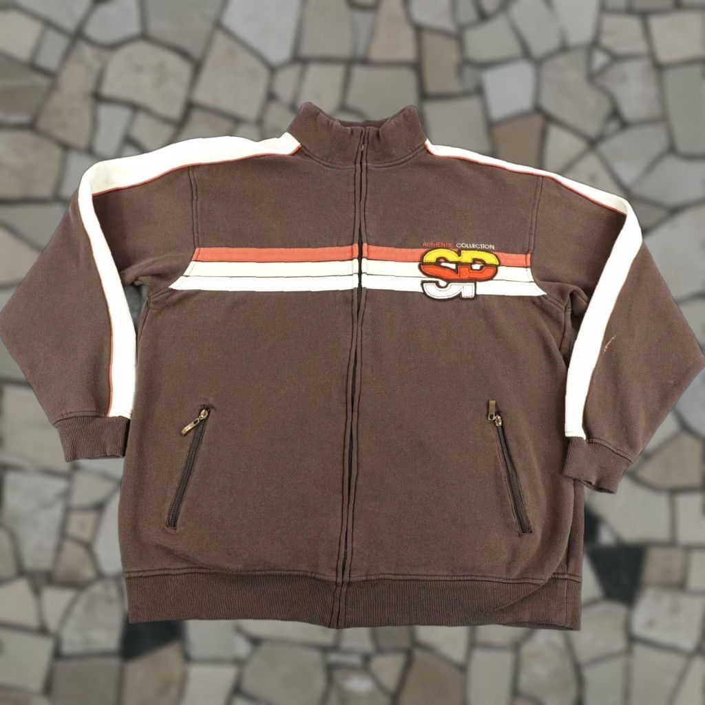Southpole VINTAGE Southpole Jacket Mens XL Knit Striped Varsity Coat Zip Up Casual Hip Hop Y2K Size US XL / EU 56 / 4 - 1 Thumbnail