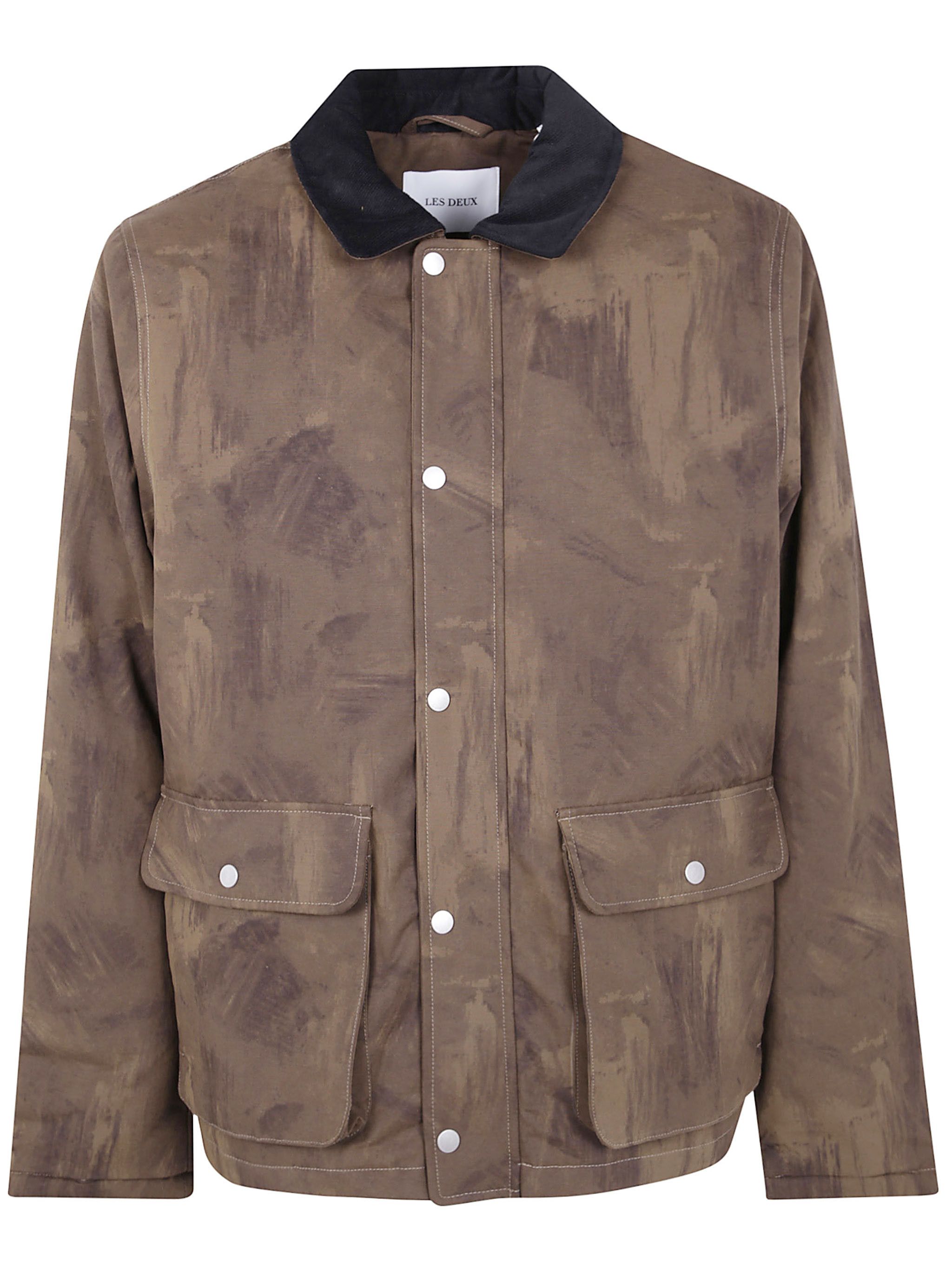 Les Deux "MONTANA AOP" COTTON JACKET Size US S / EU 44-46 / 1 - 1 Thumbnail