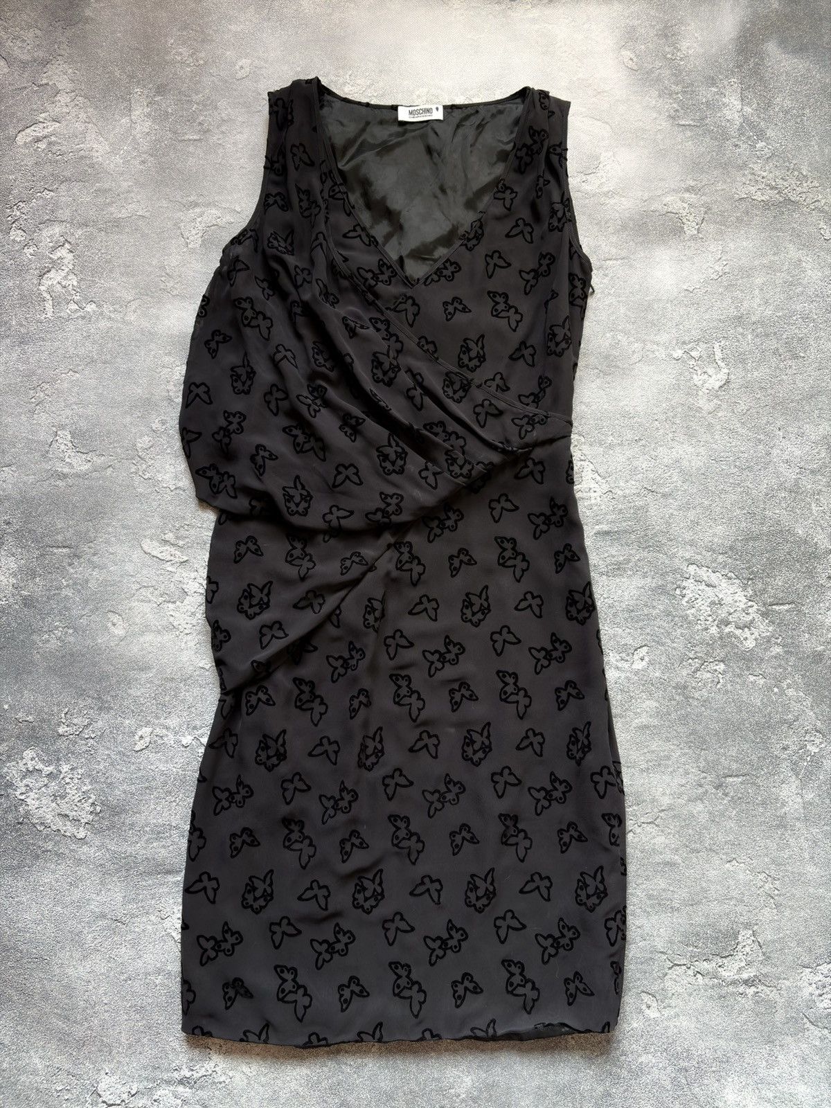 Moschino Vintage Moschino Cheap And Chic Butterfly Drape Dress Size S / US 4 / IT 40 - 1 Thumbnail