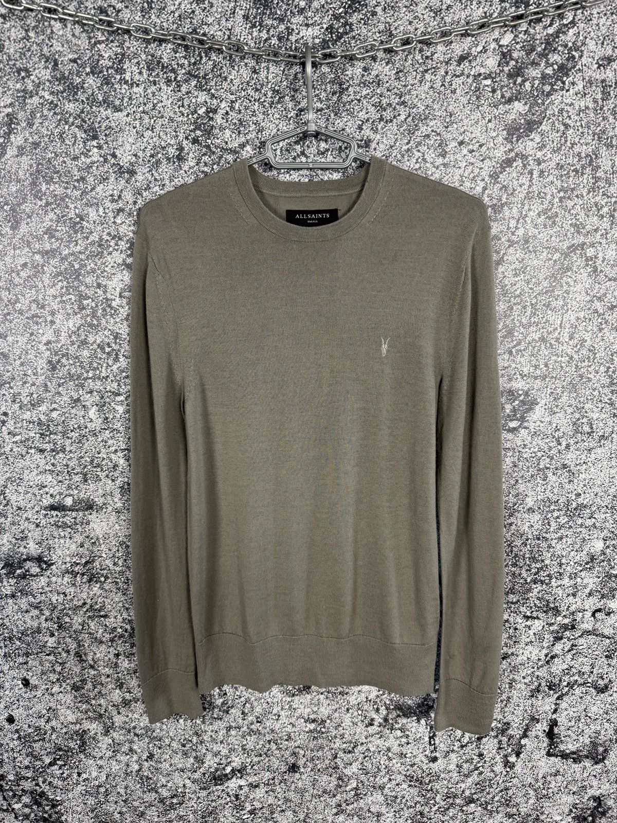 Allsaints Allsaints Mode Merino Crew Sweater Wool Pullover Size S Size US S / EU 44-46 / 1 - 1 Thumbnail