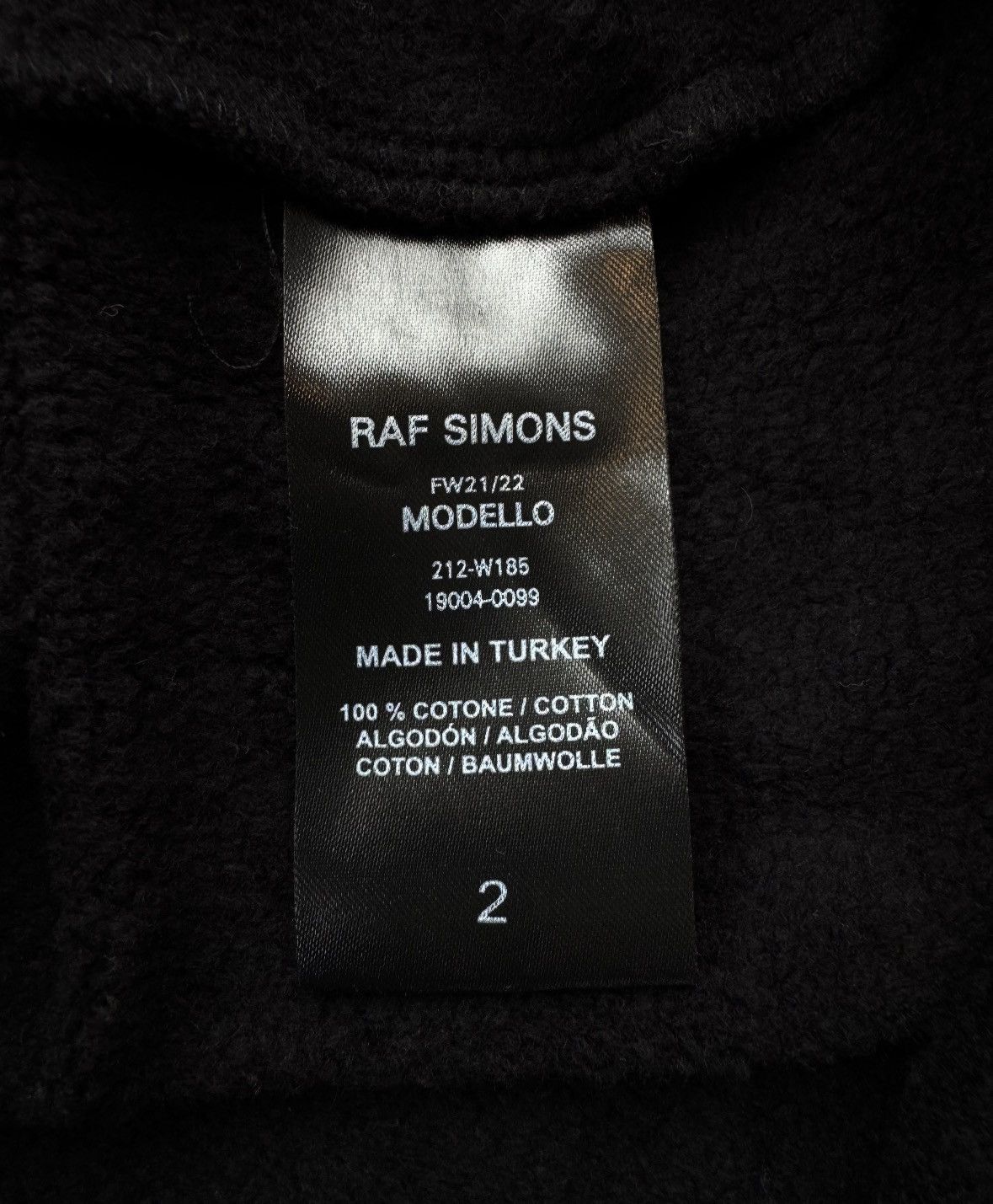 Raf Simons Raf Simons Oversized Printed Scarf Hoodie SS22 Size US XL / EU 56 / 4 - 8 Thumbnail
