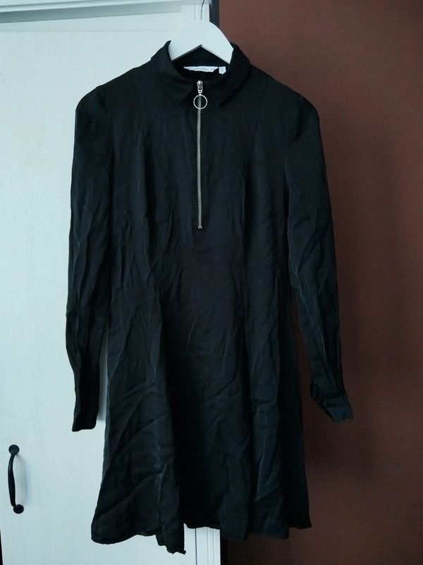 & Other Stories & Other Stories black viscose dress Size L / US 10 / IT 46 - 1 Thumbnail