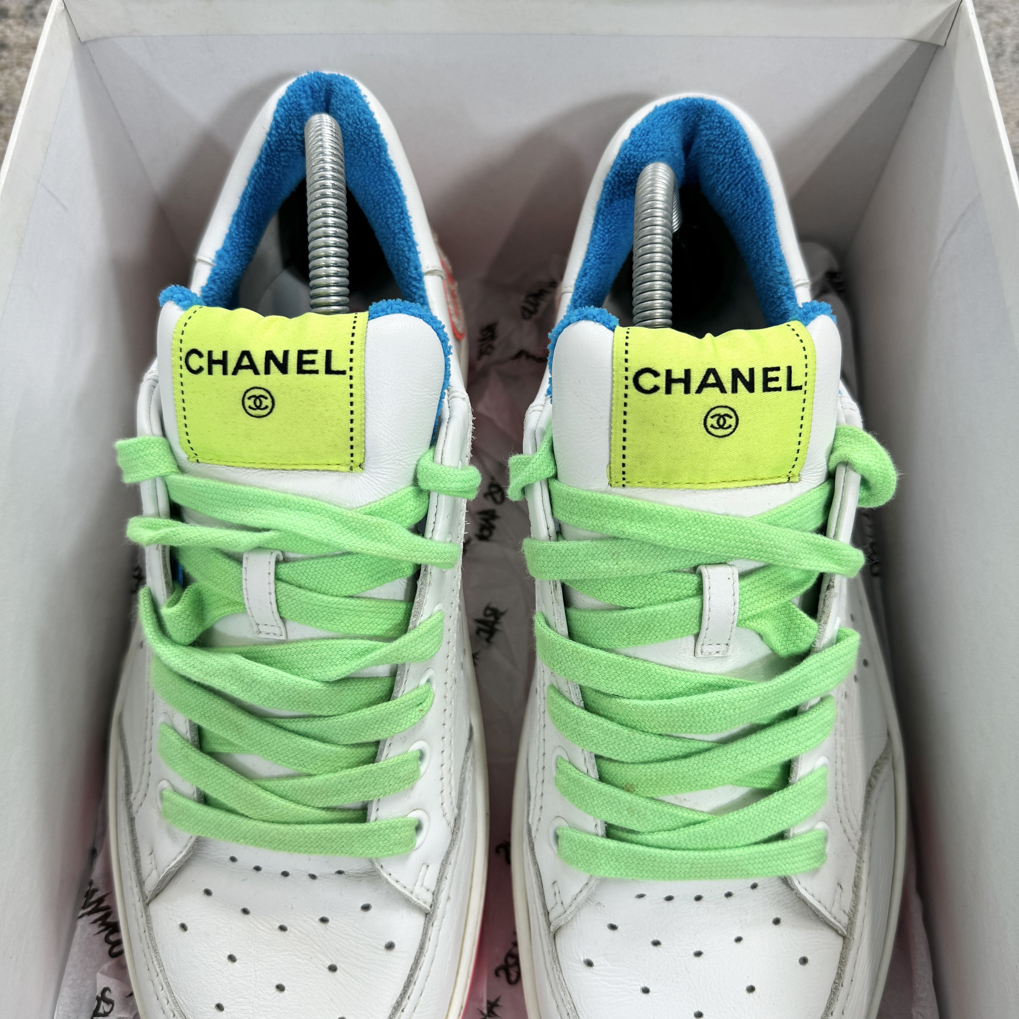Chanel Chanel G35934 Trainers In White & Multi RRP £950 Size US 7.5 / EU 40-41 - 4 Thumbnail