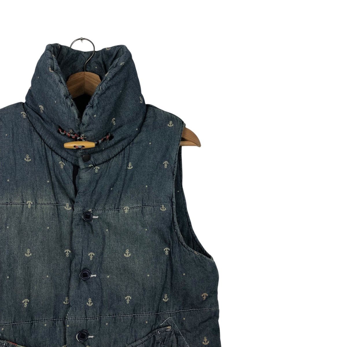 Hysteric Glamour 📌Vintage Biker Denim Vest Power To The People Punk Design Size US M / EU 48-50 / 2 - 7 Thumbnail