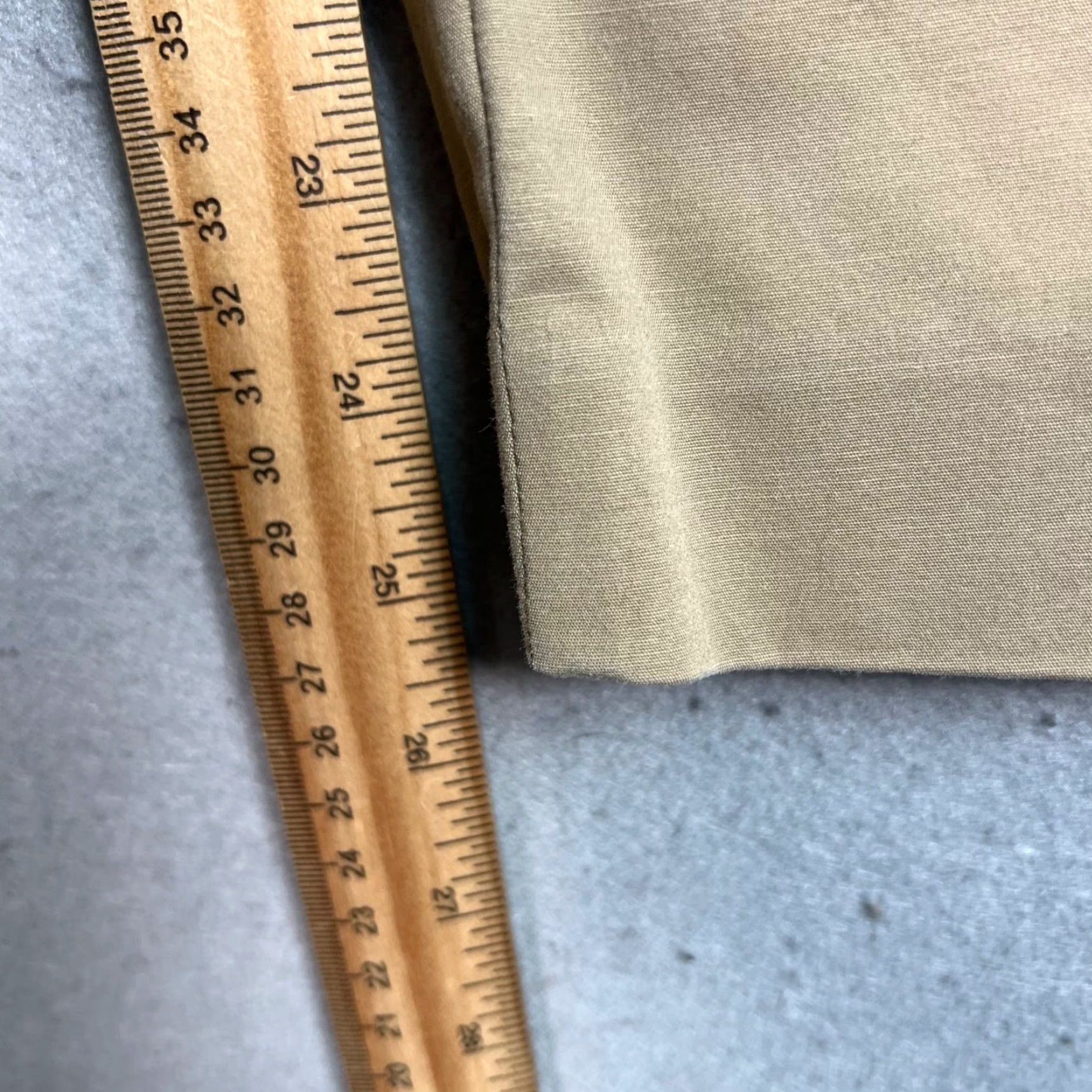Club Monaco Club Monaco Pants Womens Slim Straight 2 Tan Beige Cotton Blend Dress Pants 90s? (Note: cannot add decade unless in original) Size 26" / US 2 / IT 38 - 7 Thumbnail