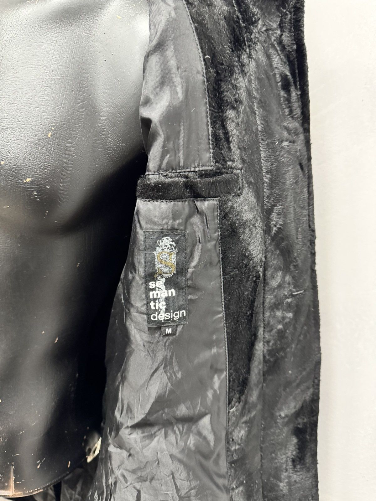 semanticdesign Rare with Japan Semantidesign fur light coat jacket fashion Size US M / EU 48-50 / 2 - 13 Thumbnail