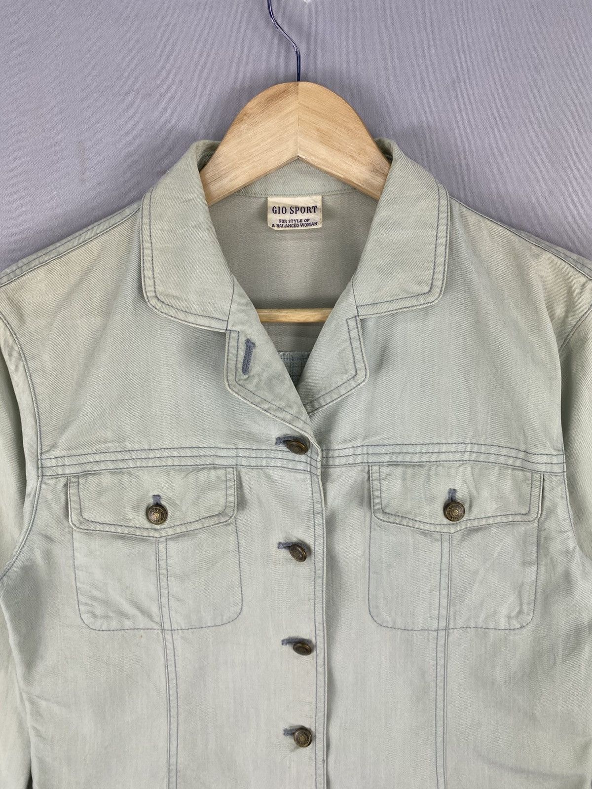 Other Vintage 90’s Gio Sport Ladies Denim Jacket Size XS / US 0-2 / IT 36-38 - 7 Thumbnail