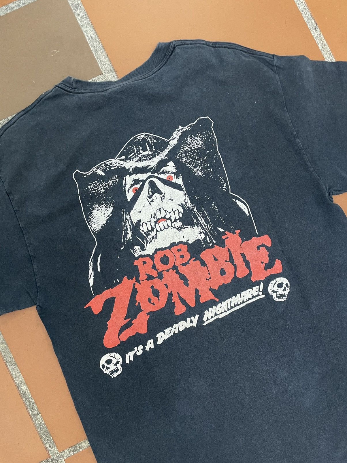 Band Tees Thrashed Sun Faded Tee Shirt Distressed ERD Grunge Band Tees Size US M / EU 48-50 / 2 - 8 Thumbnail