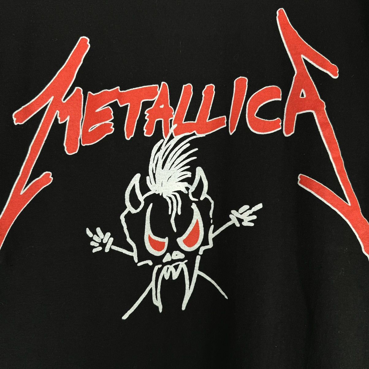 Band Tees Vintage 2003 Metallica Skull Motorcycle Euro T Shirt Size US L / EU 52-54 / 3 - 6 Thumbnail