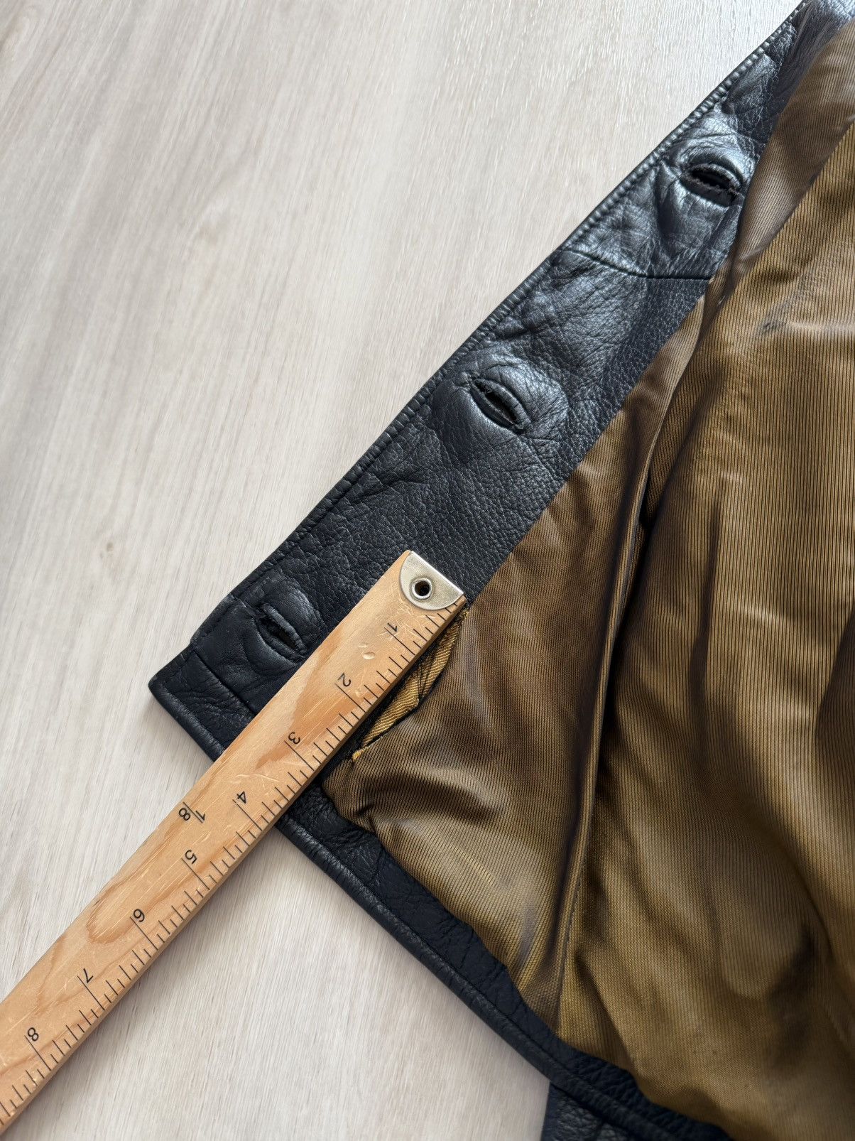 Tannery West Vintage Tannery West Button Front Leather Jacket Sz S Size S / US 4 / IT 40 - 14 Thumbnail